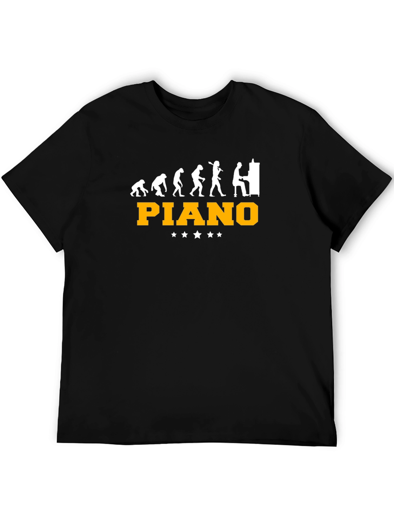 Piano Evolution Graphic T-Shirt