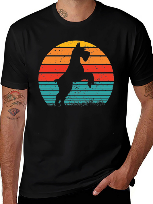 Retro Schnauzer T-Shirt - Vintage Dog Graphic Tee