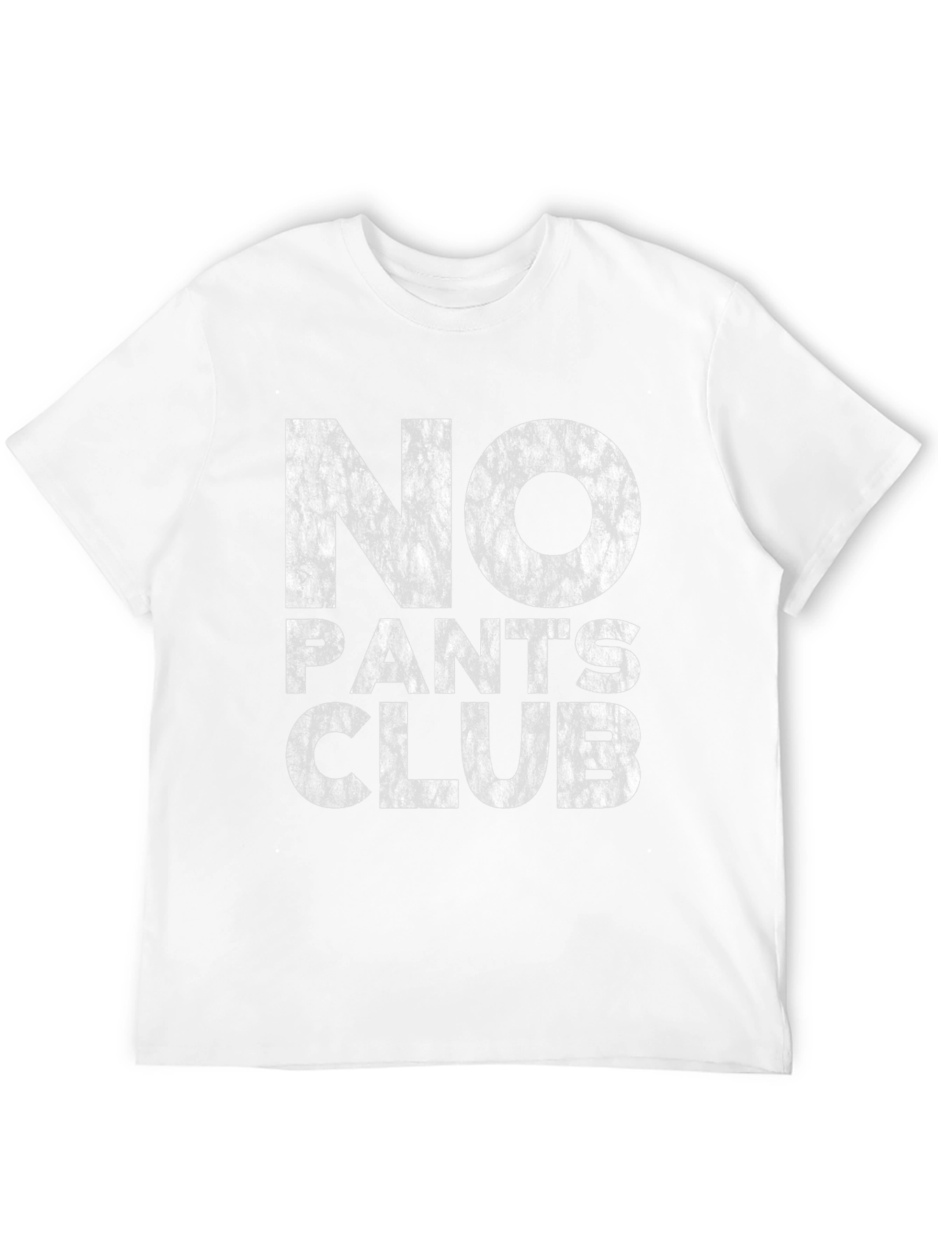 No Pants Club Graphic Tee - Bold Black T-Shirt
