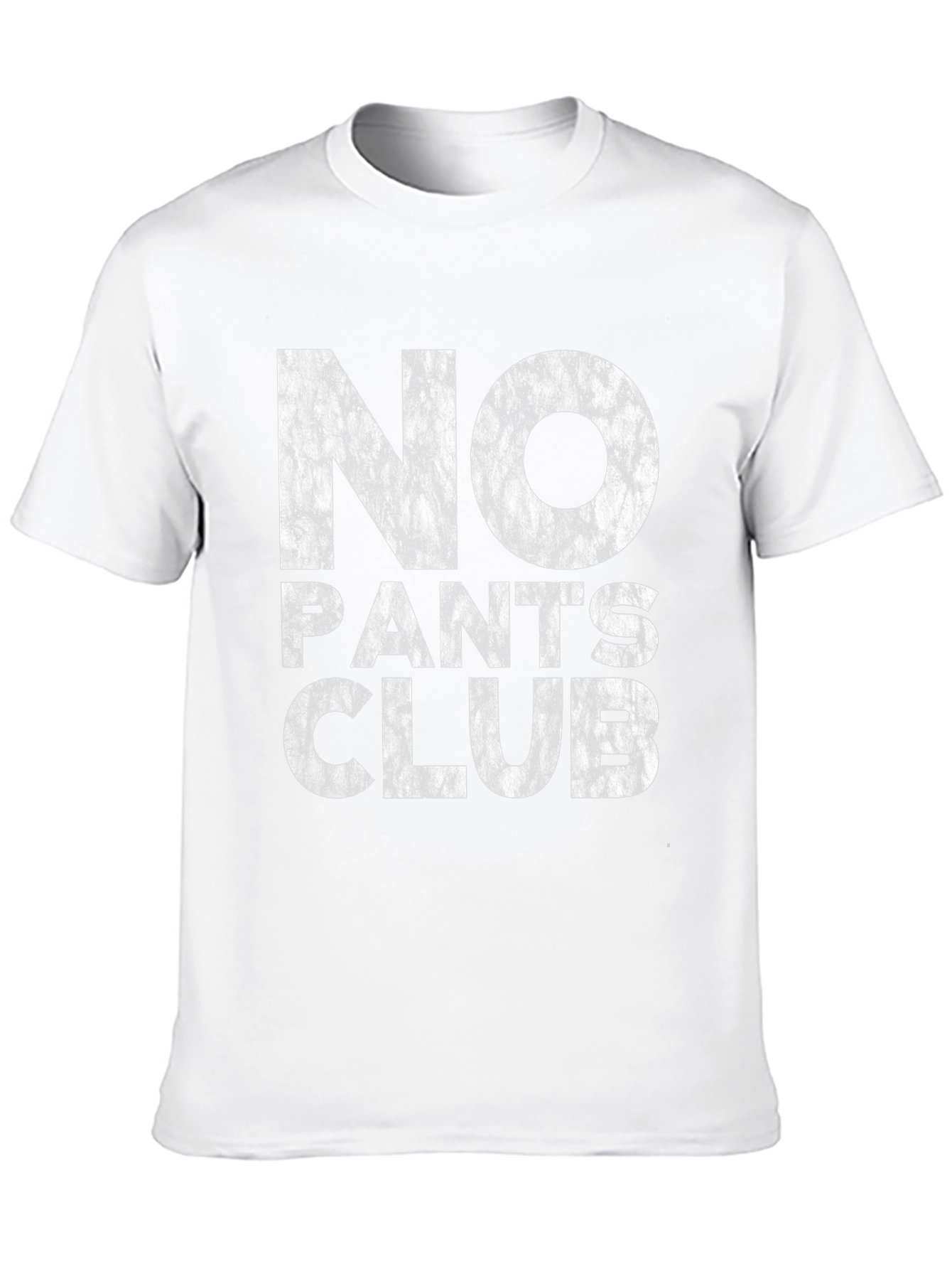 No Pants Club Graphic Tee - Bold Black T-Shirt