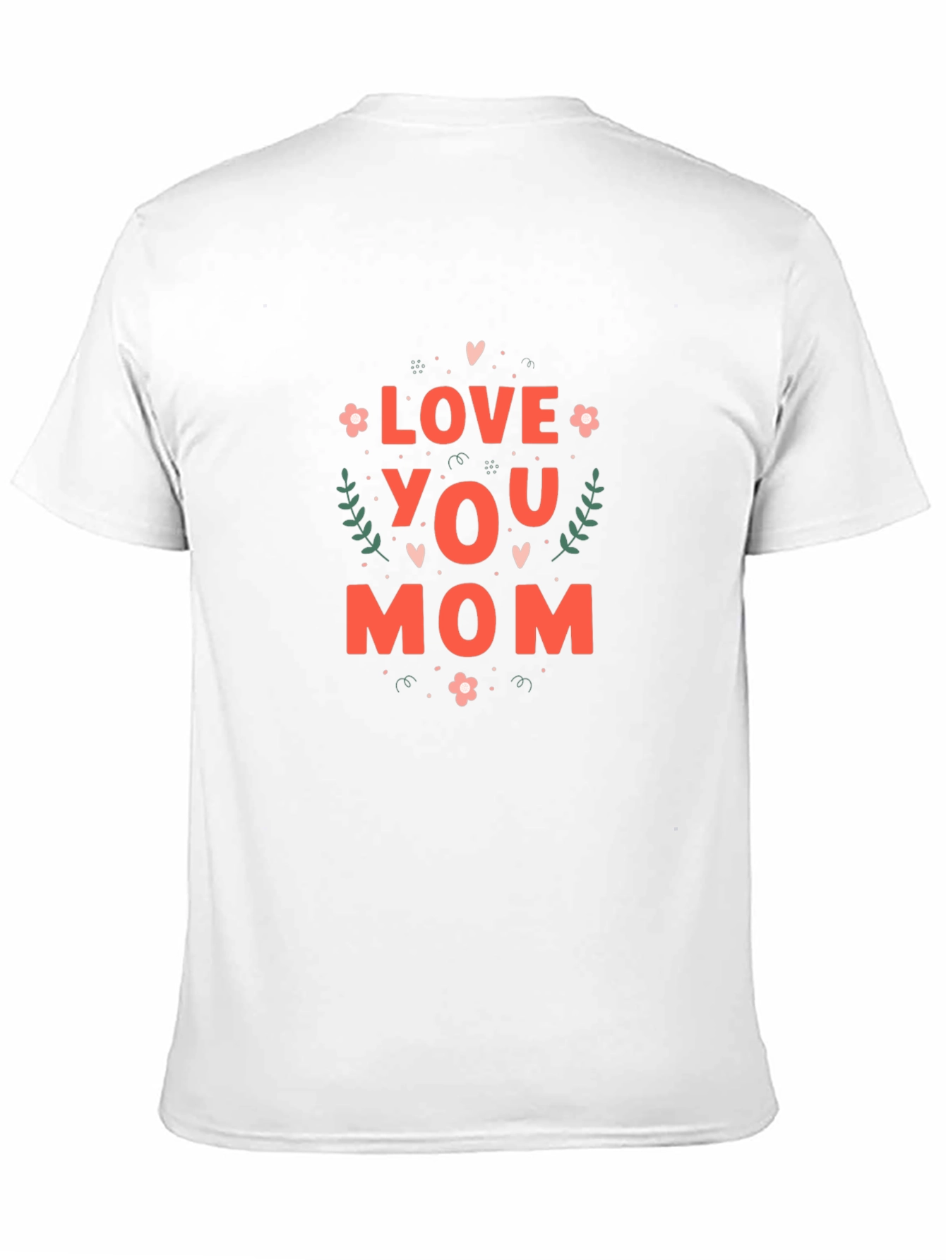 Love You Mom Graphic T-Shirt - Black