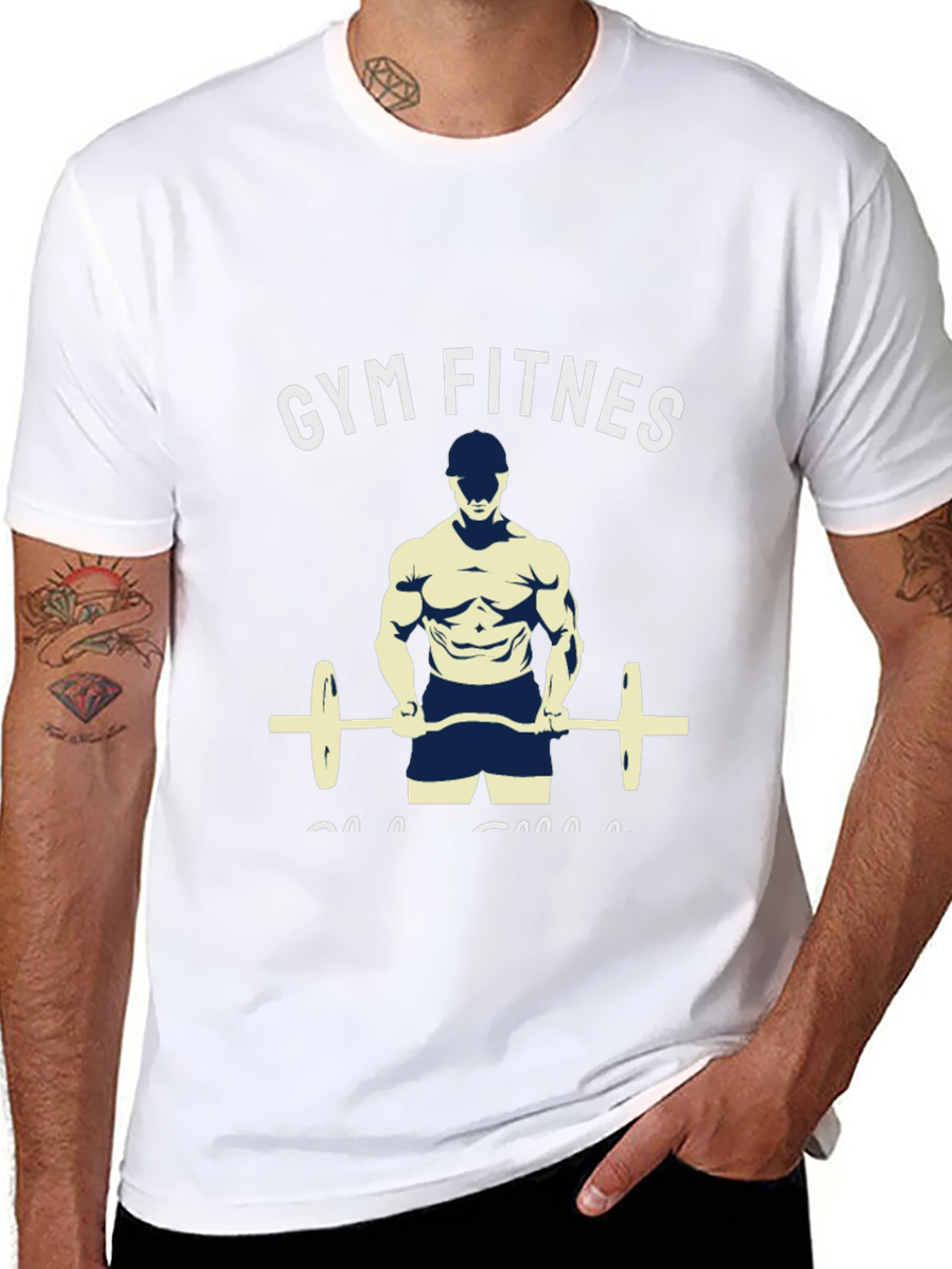 Gym Fitness T-Shirt - Workout Graphic Tee