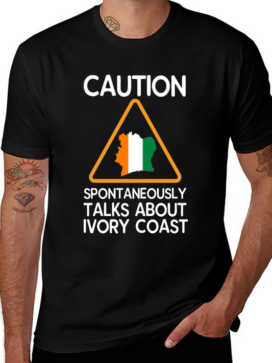 Caution Ivory Coast Graphic Tee