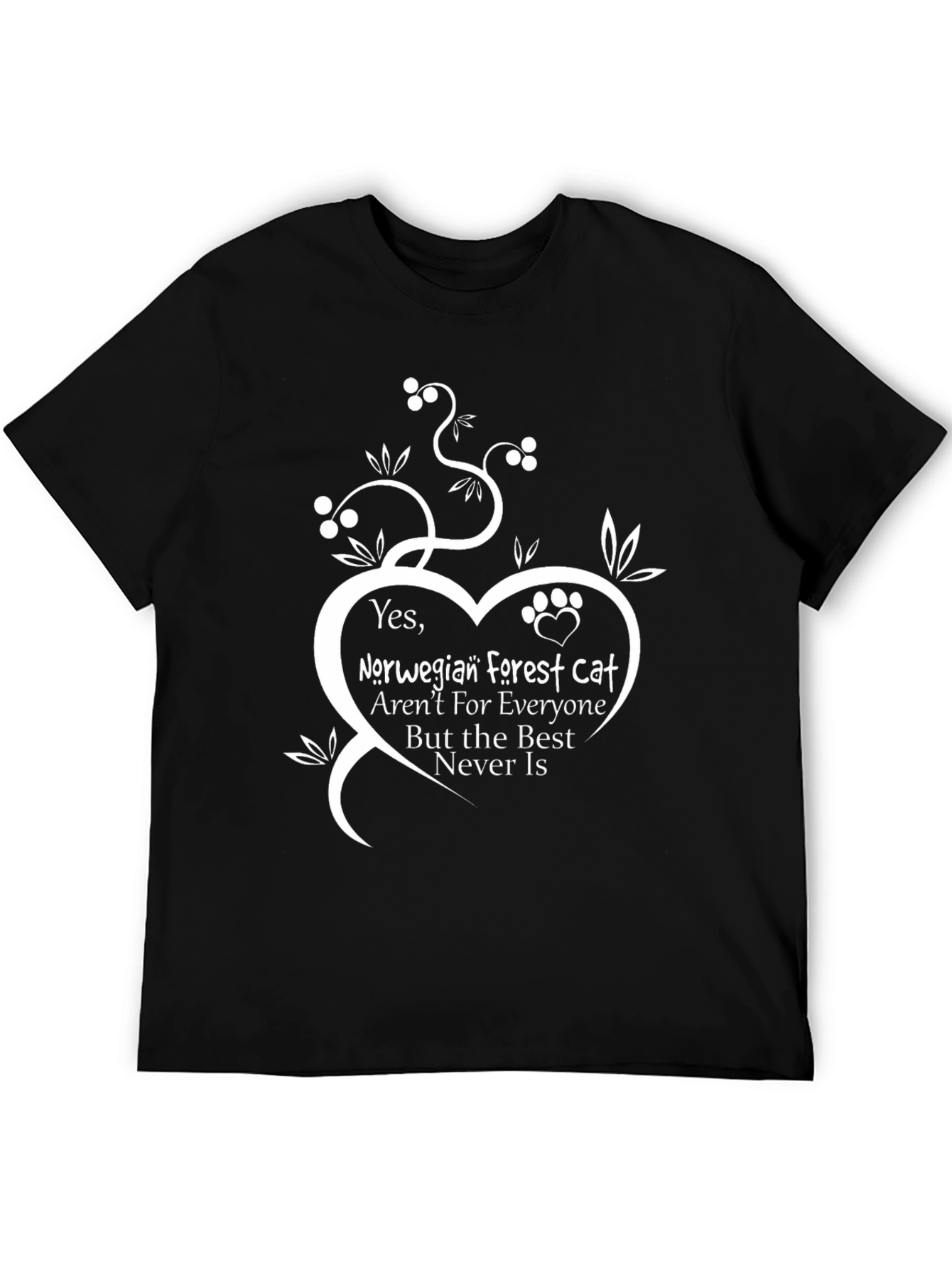 Norwegian Forest Cat Graphic Tee - Unisex