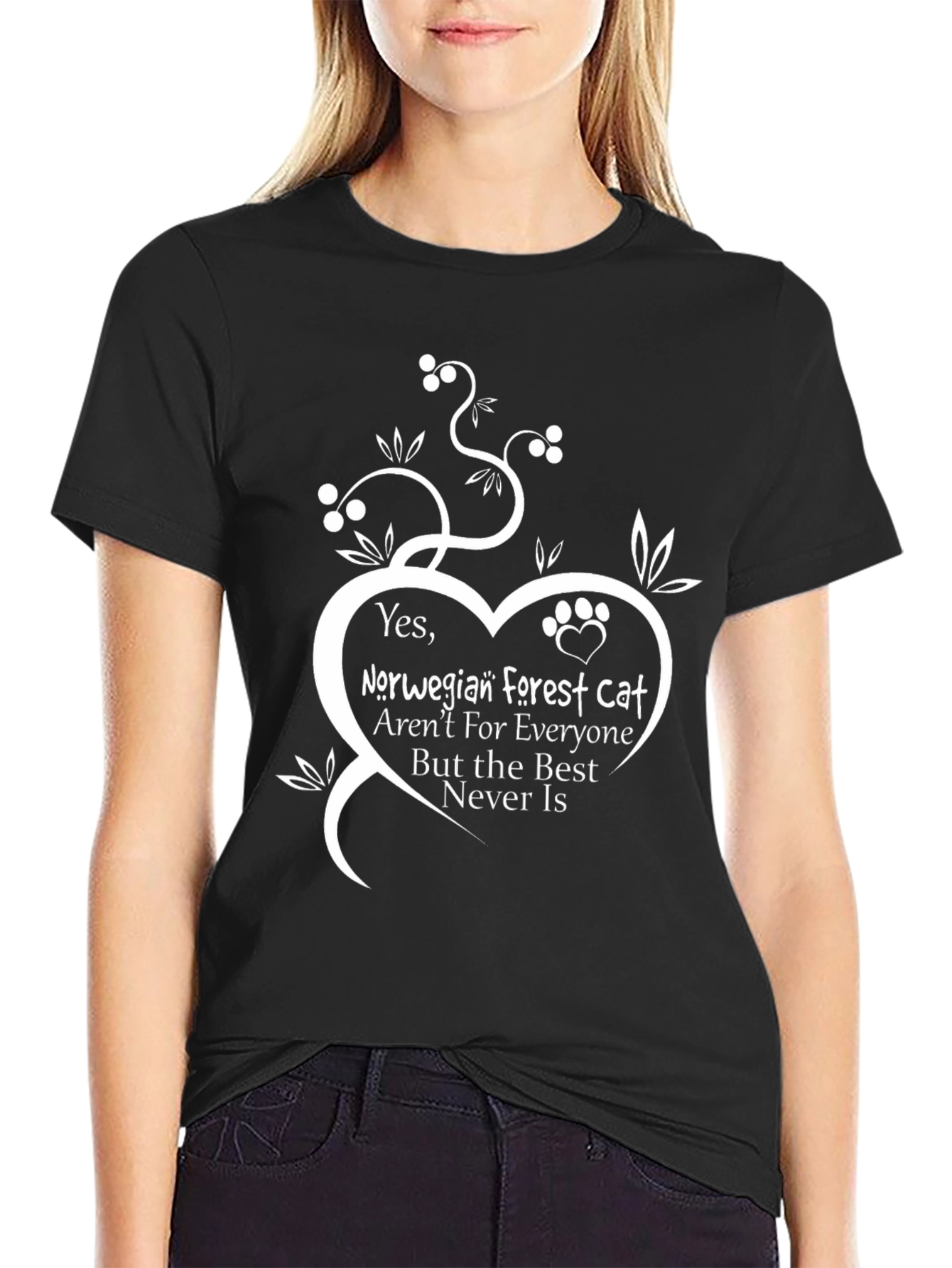 Norwegian Forest Cat Graphic Tee - Unisex