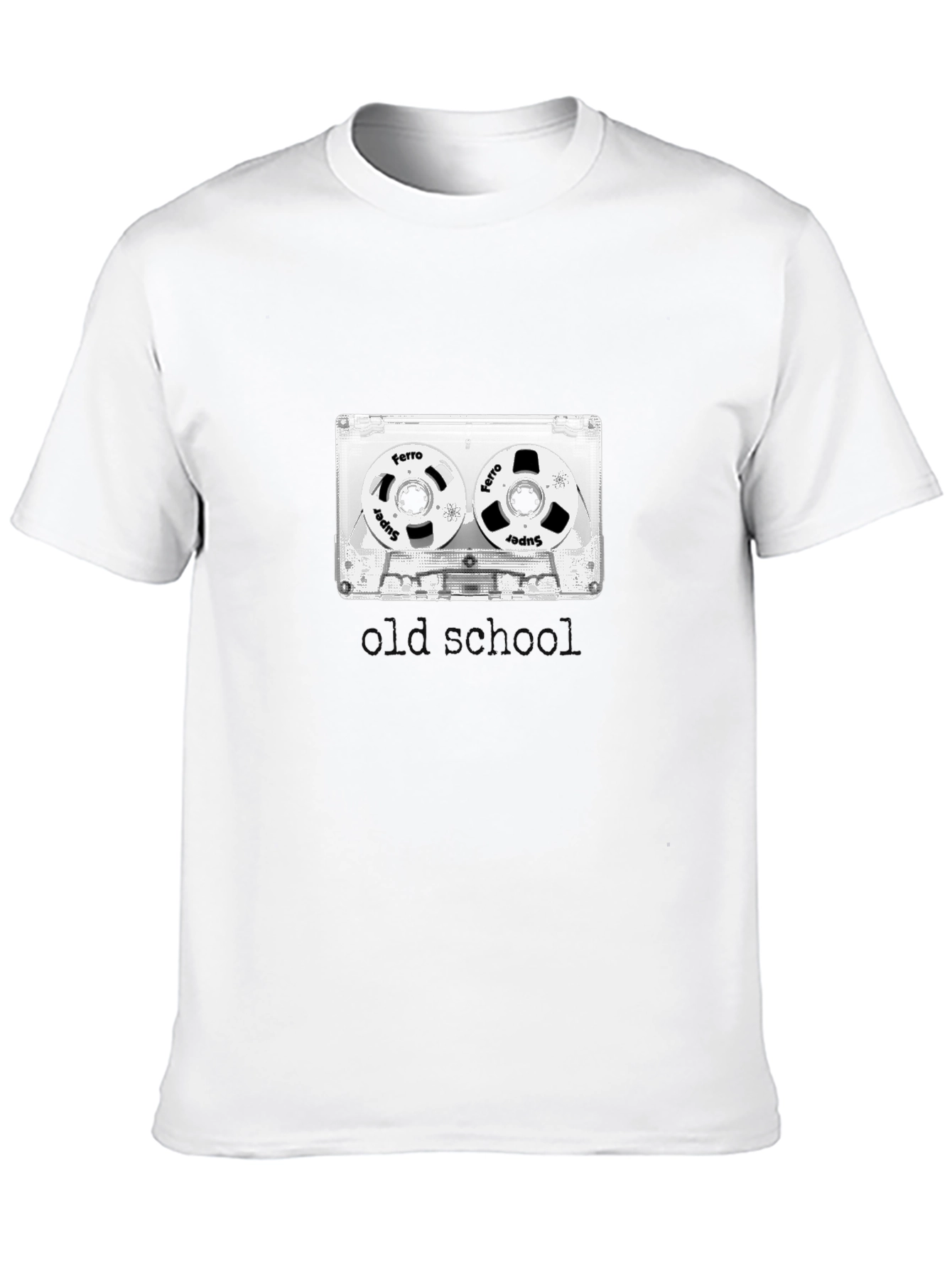 Retro Cassette Tape Graphic T-Shirt - Old School Cool