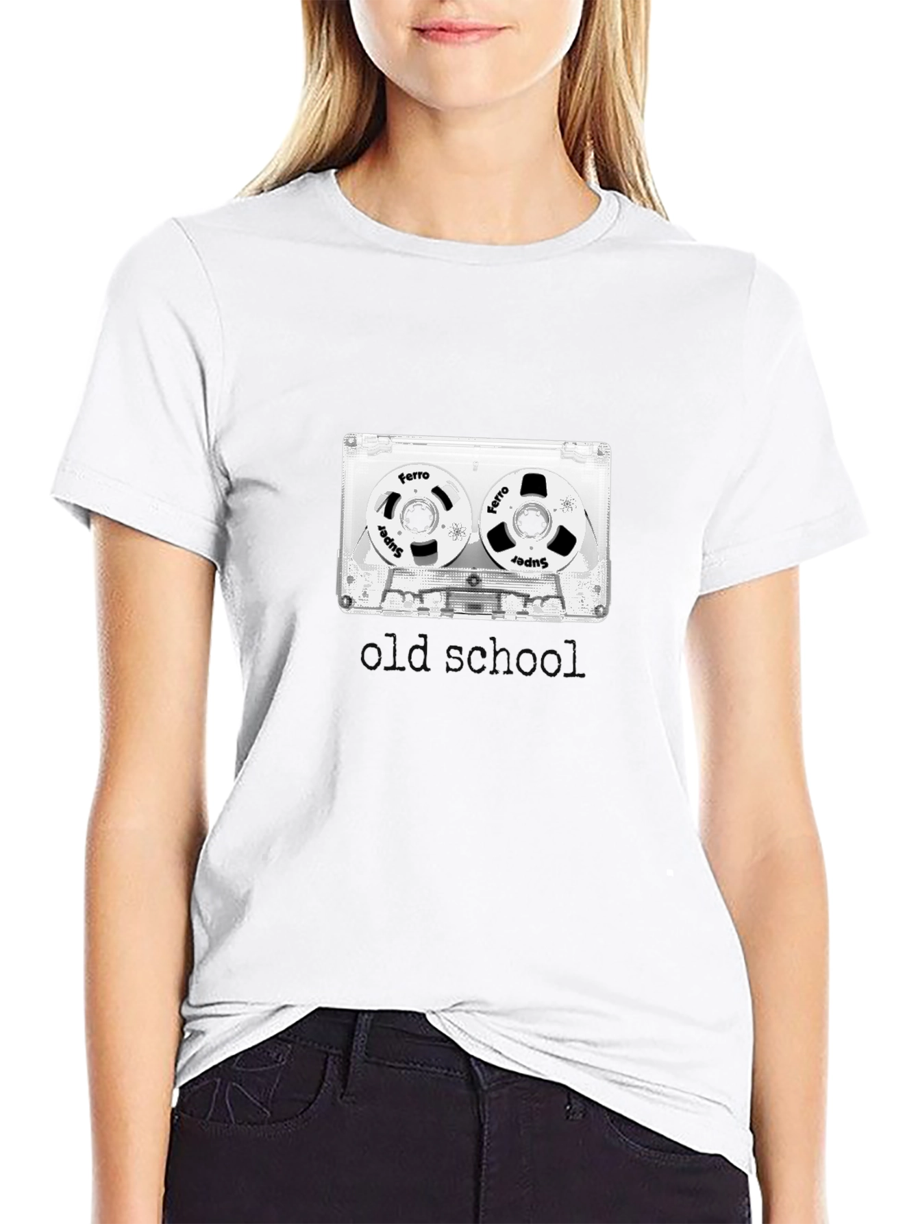 Retro Cassette Tape Graphic T-Shirt - Old School Cool