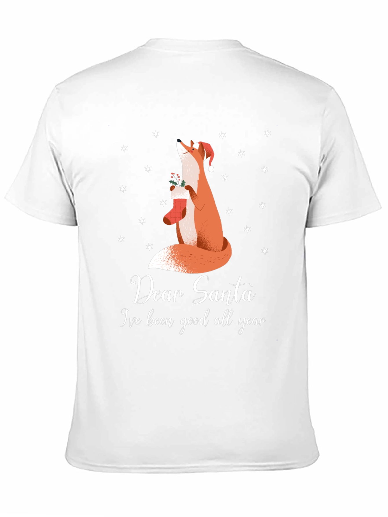 Dear Santa Fox Christmas T-Shirt - Good All Year