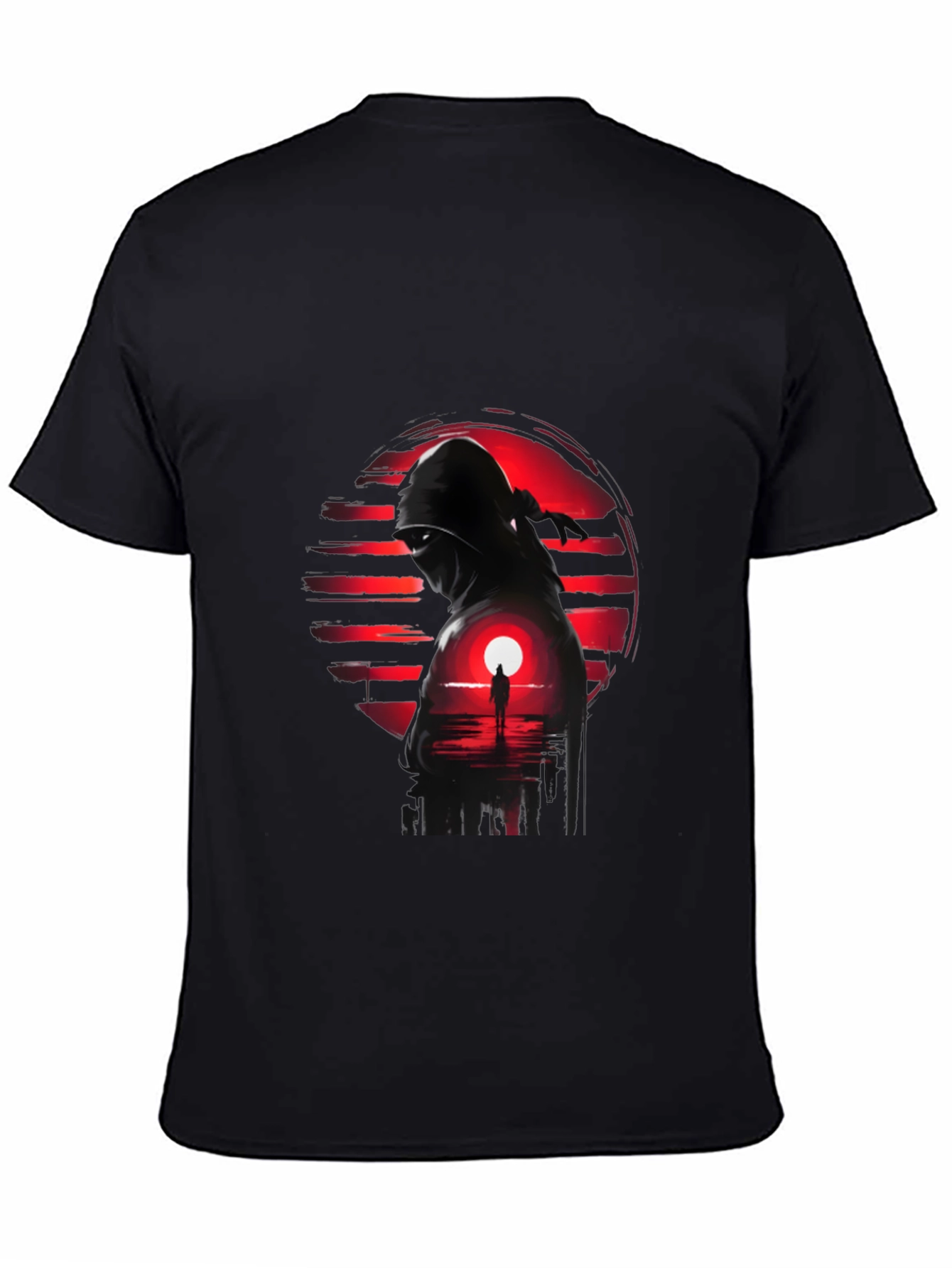 Ninja Sunset Graphic Tee - Cool Graphic T-Shirt