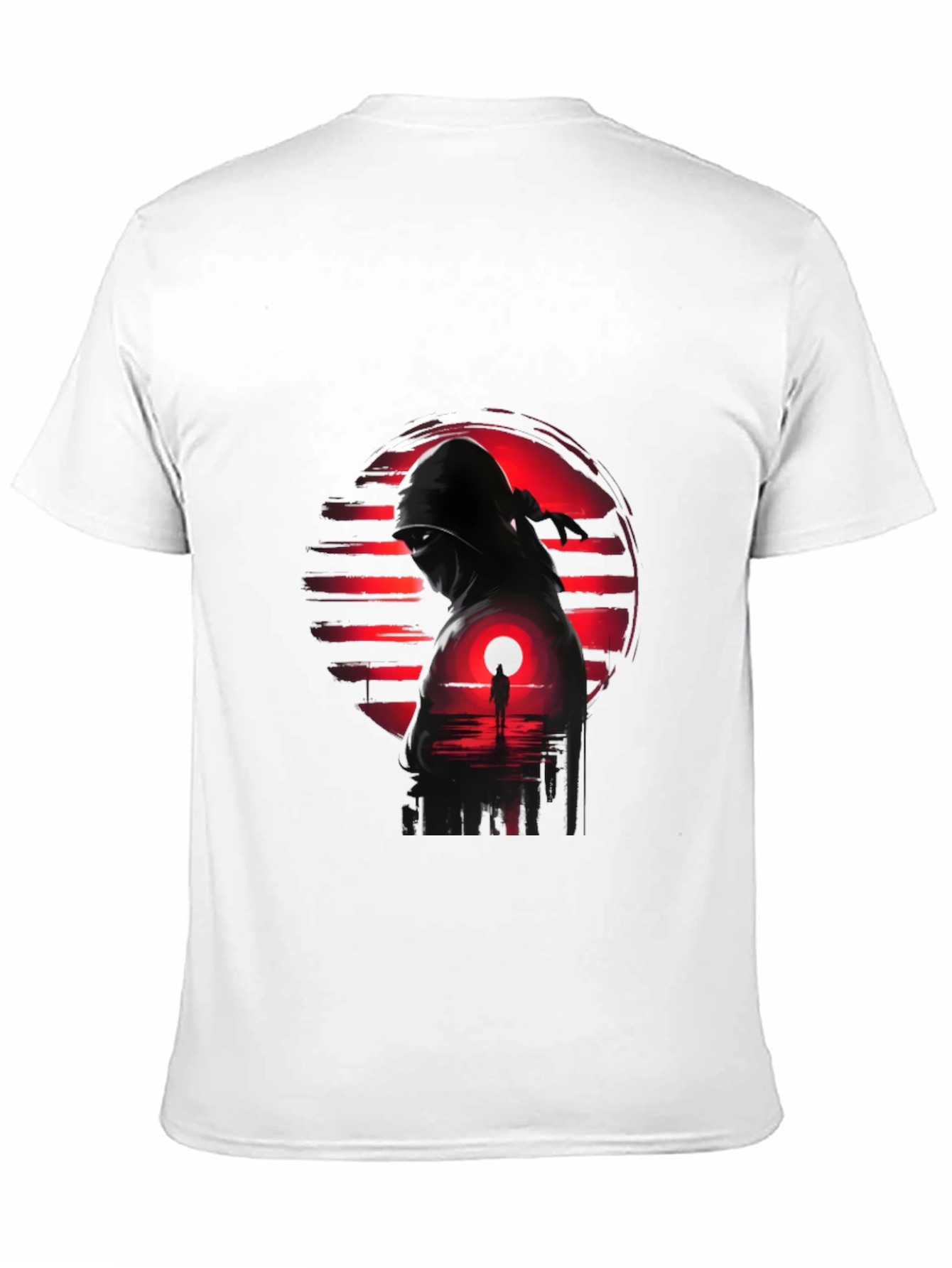Ninja Sunset Graphic Tee - Cool Graphic T-Shirt