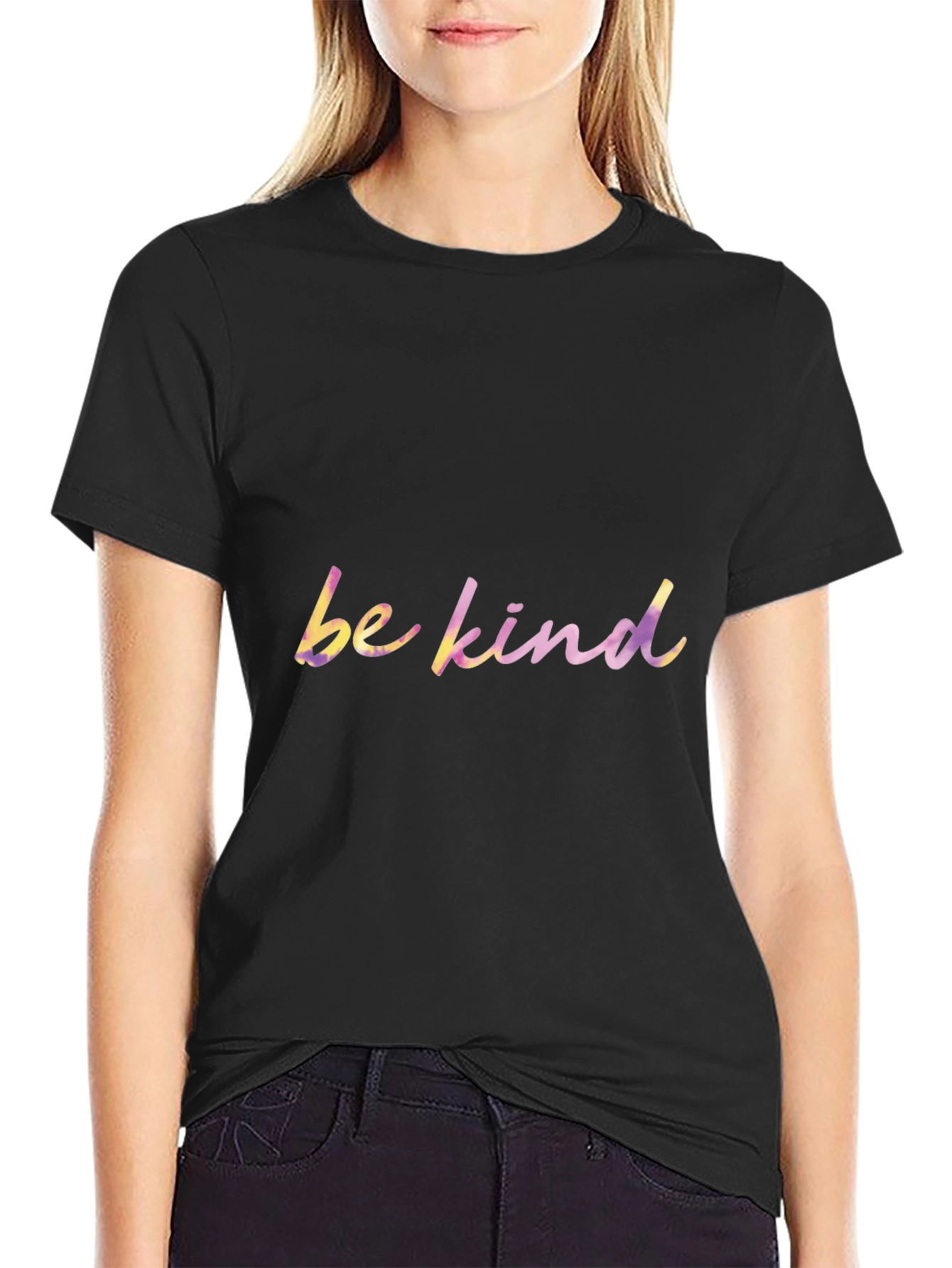 Be Kind Graphic Tee - Black