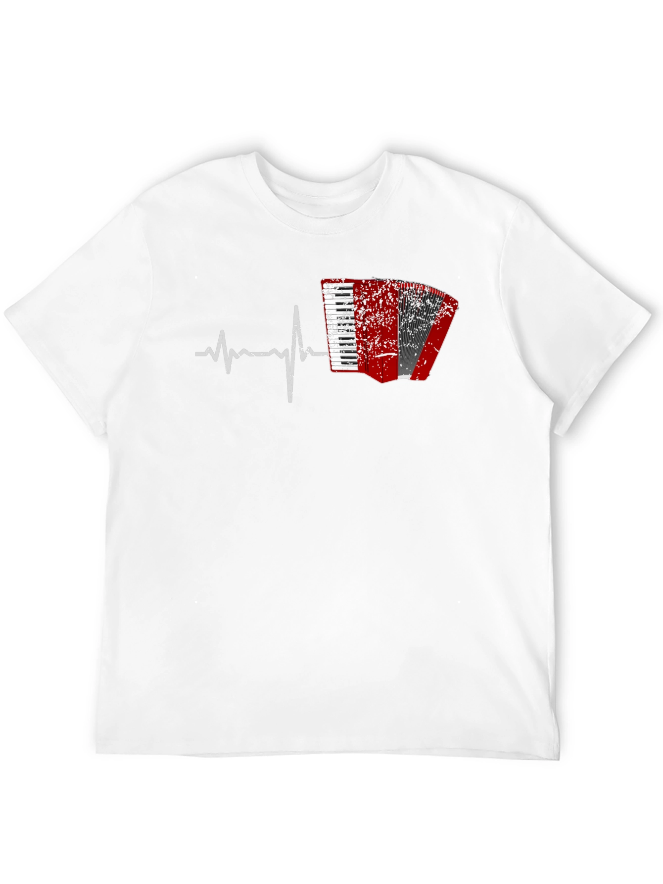 Accordion Heartbeat T-Shirt - Musician Tee