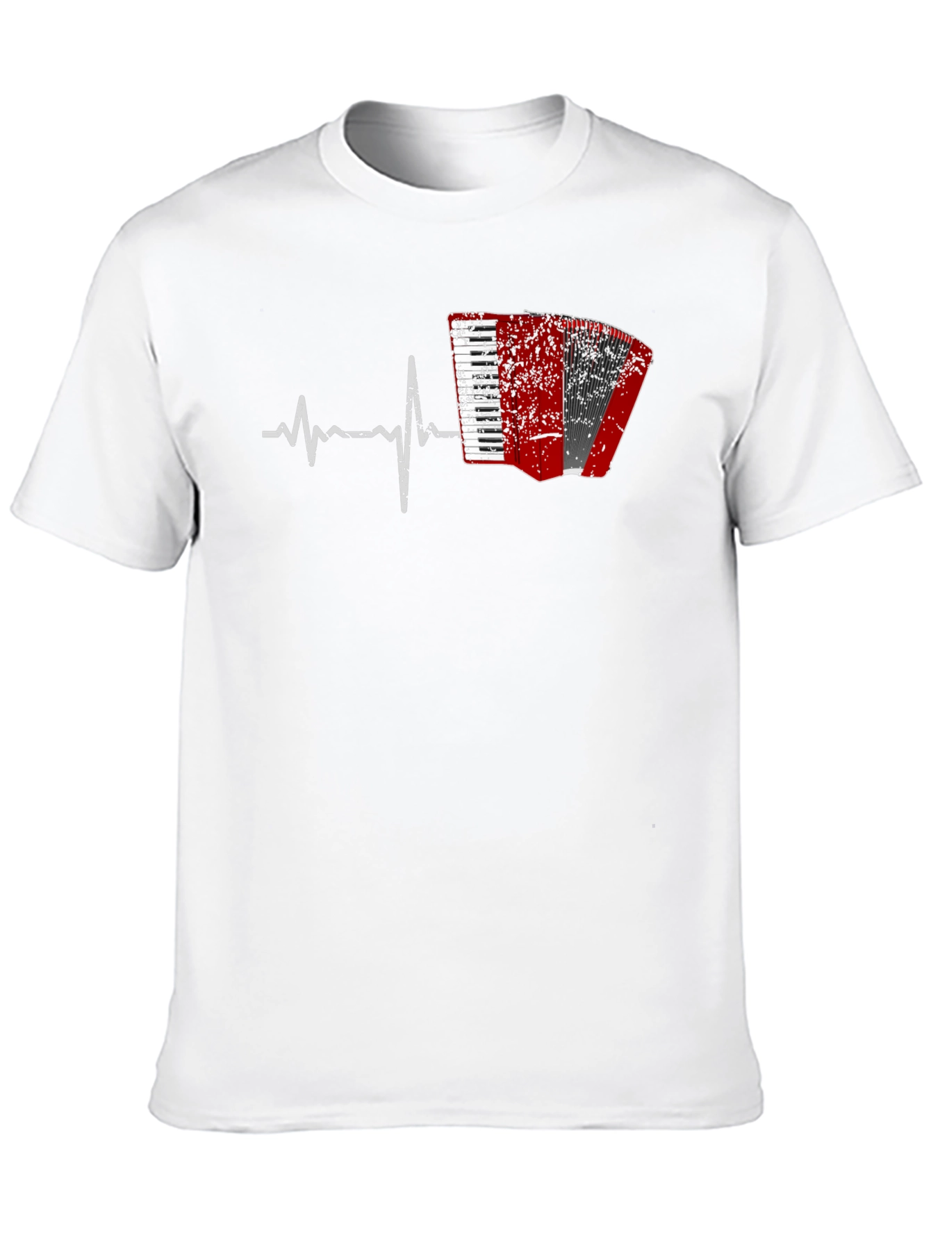 Accordion Heartbeat T-Shirt - Musician Tee