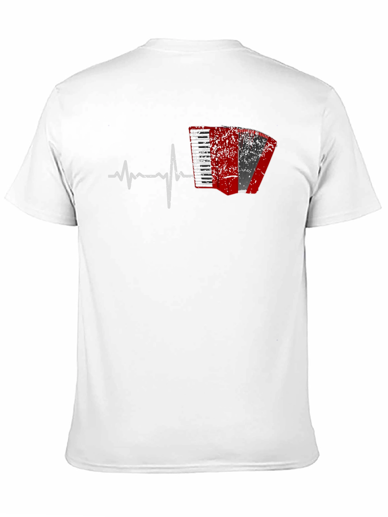 Accordion Heartbeat T-Shirt - Musician Tee