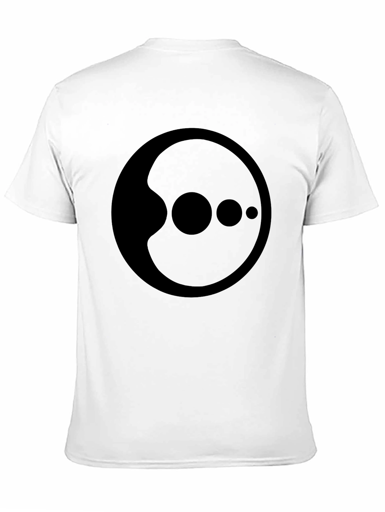 Abstract Graphic Black T-Shirt