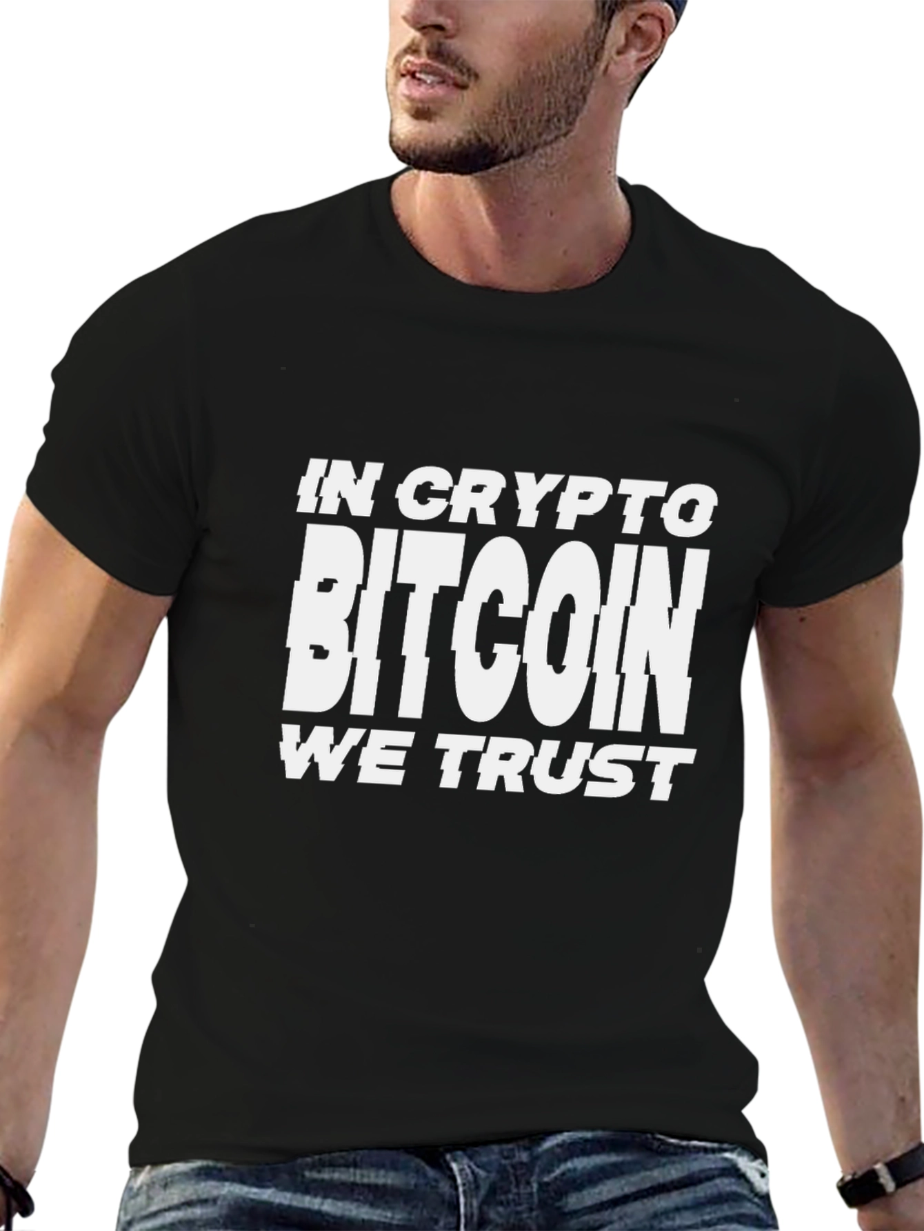 Bitcoin We Trust Black T-Shirt - Crypto Inspired Tee