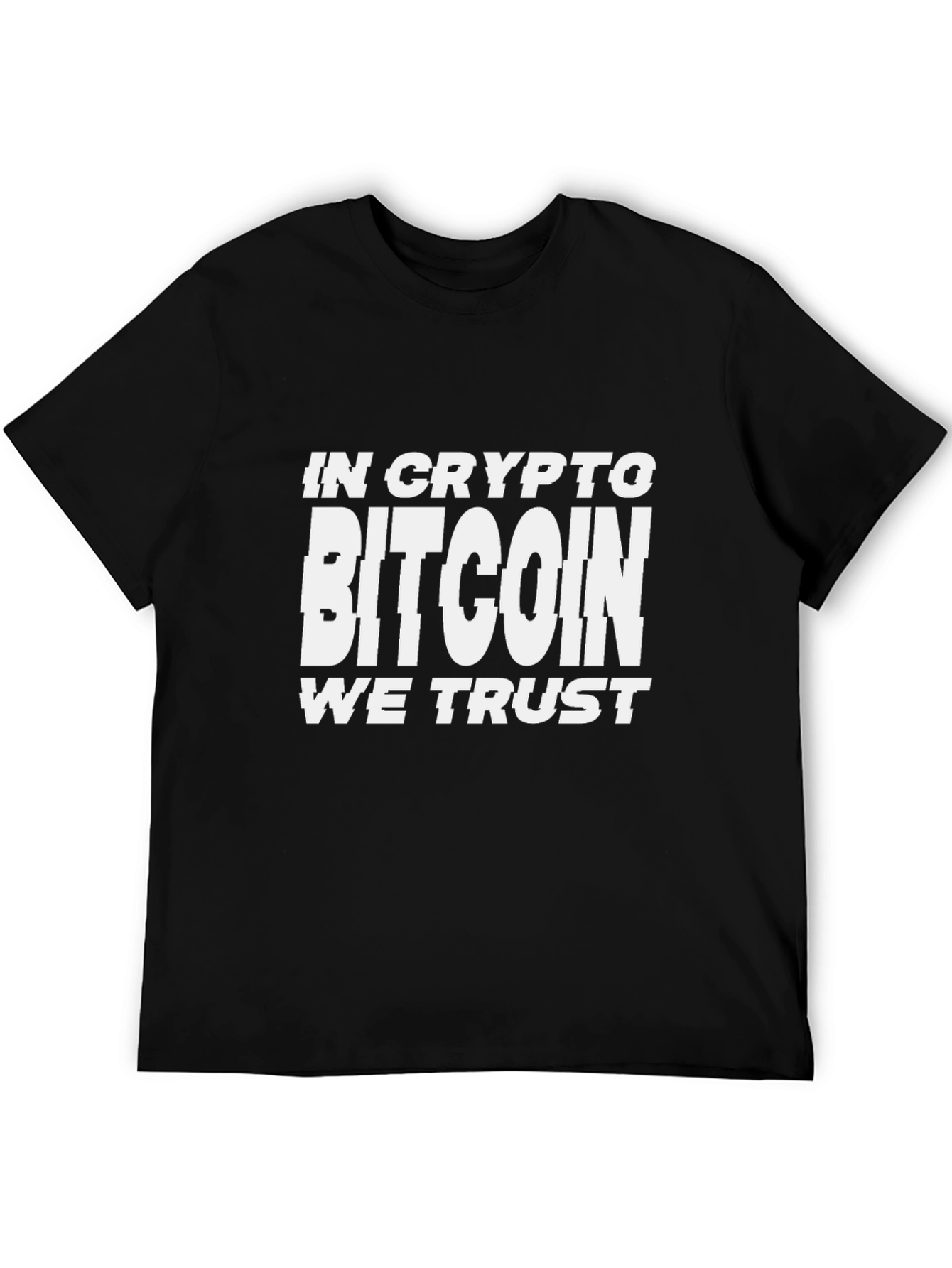 Bitcoin We Trust Black T-Shirt - Crypto Inspired Tee