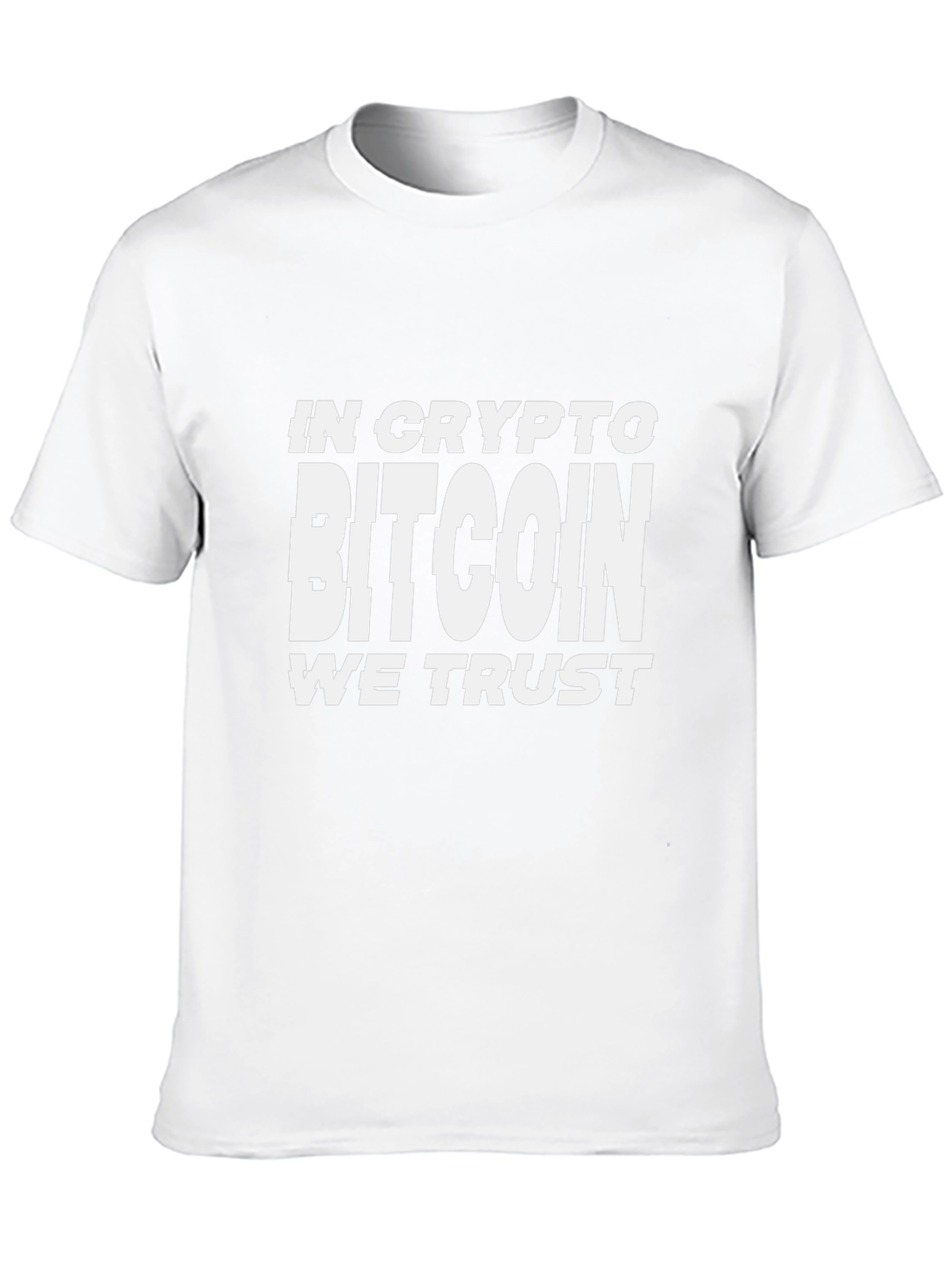 Bitcoin We Trust Black T-Shirt - Crypto Inspired Tee