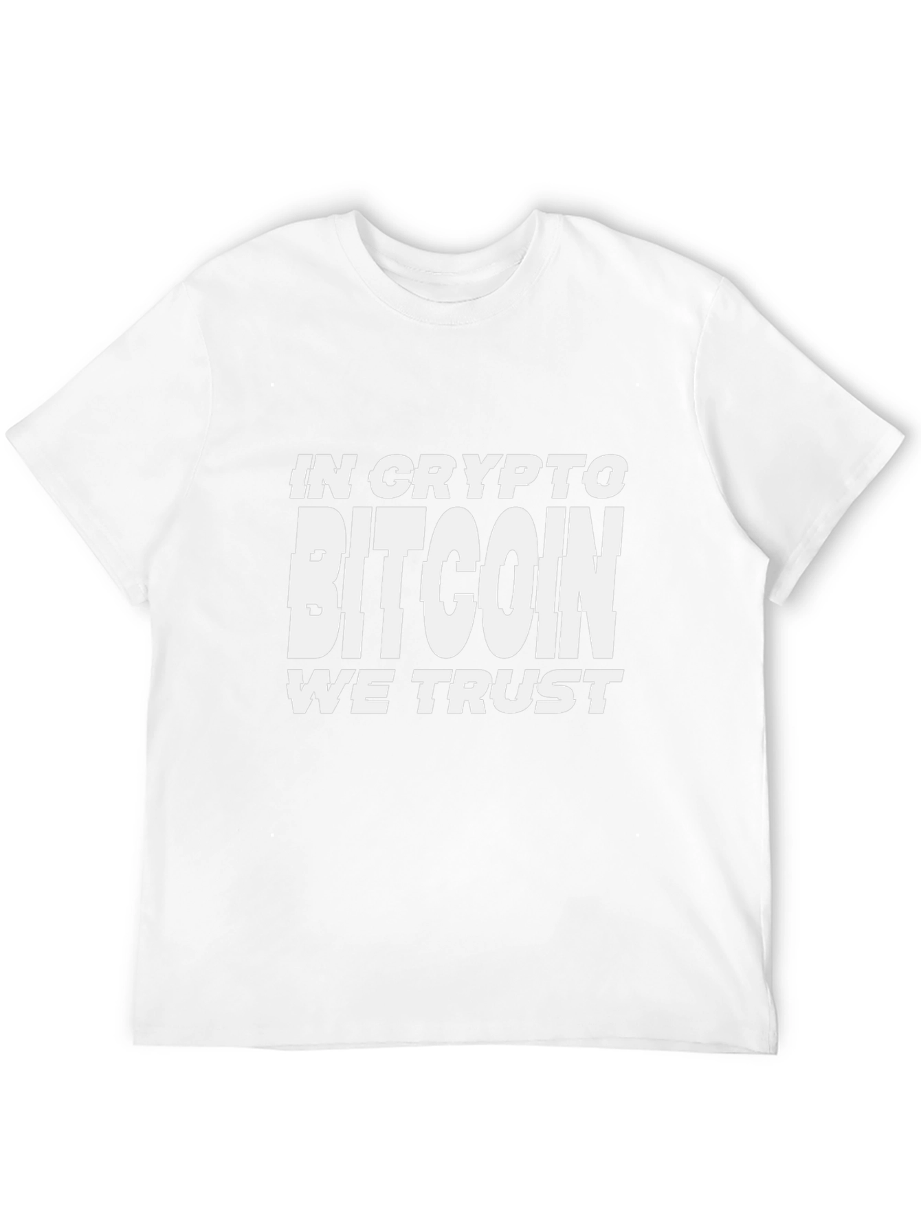 Bitcoin We Trust Black T-Shirt - Crypto Inspired Tee