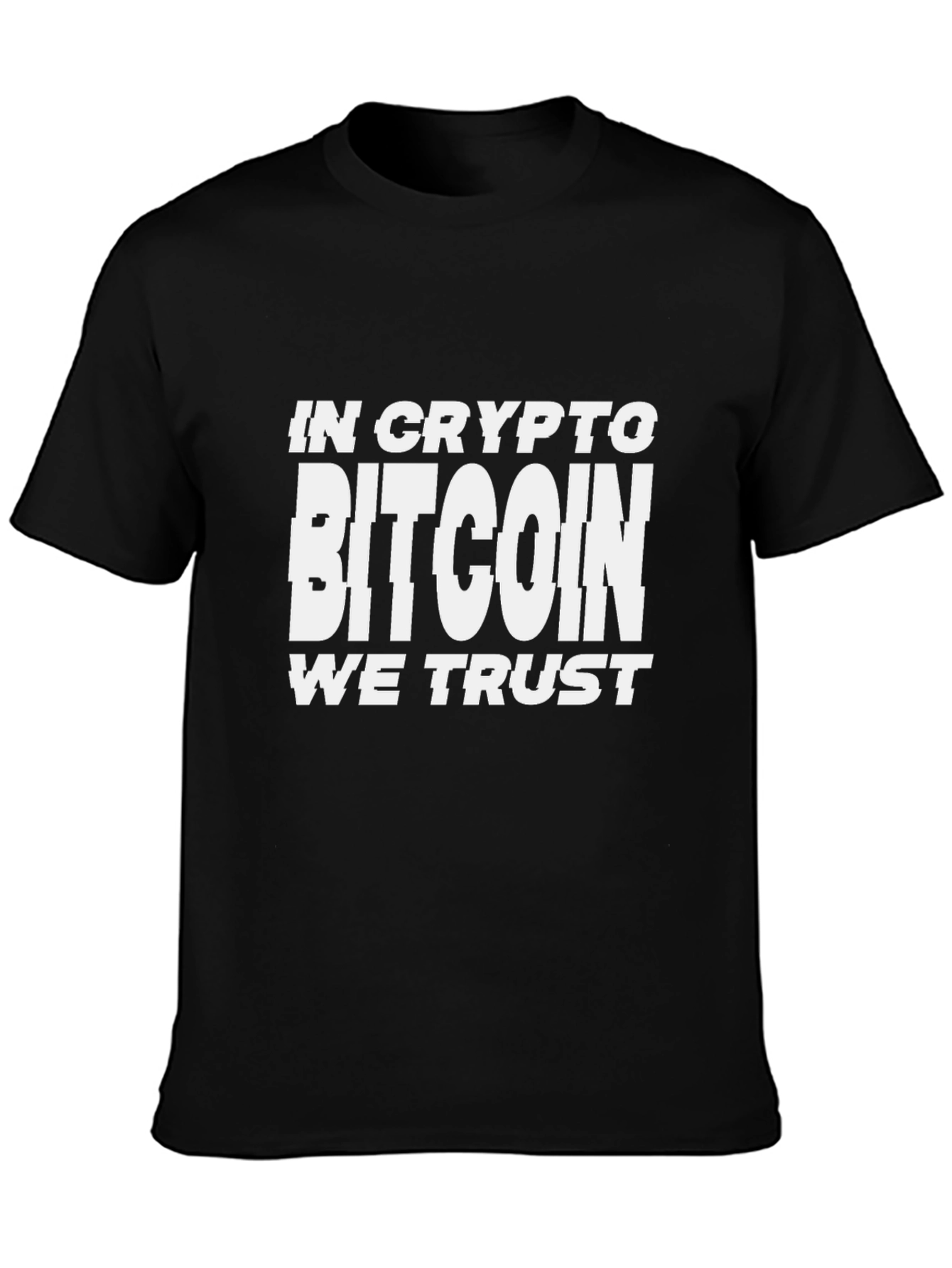 Bitcoin We Trust Black T-Shirt - Crypto Inspired Tee