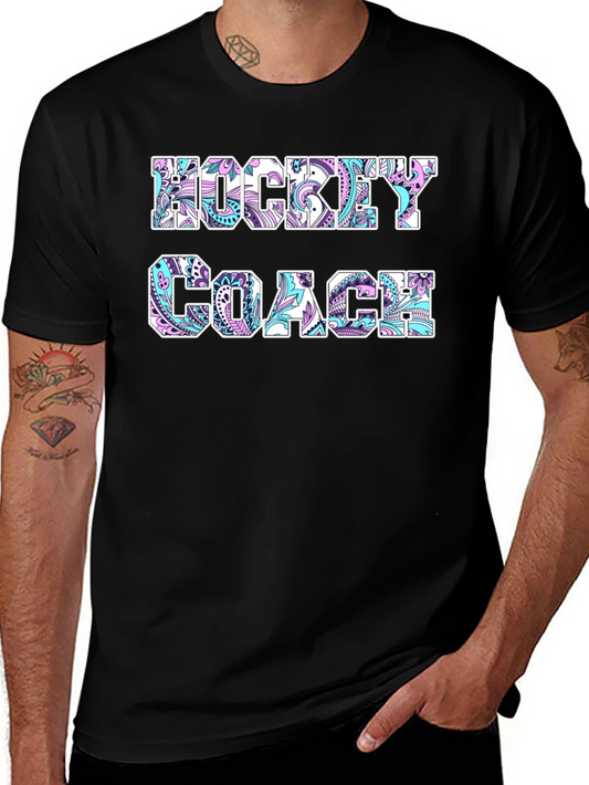 Hockey Coach Paisley T-Shirt
