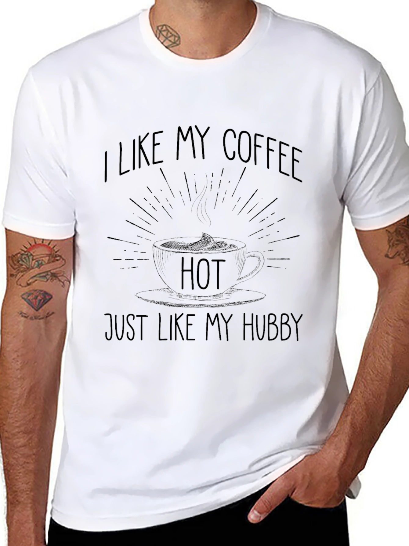 I Like My Coffee Hot T-Shirt