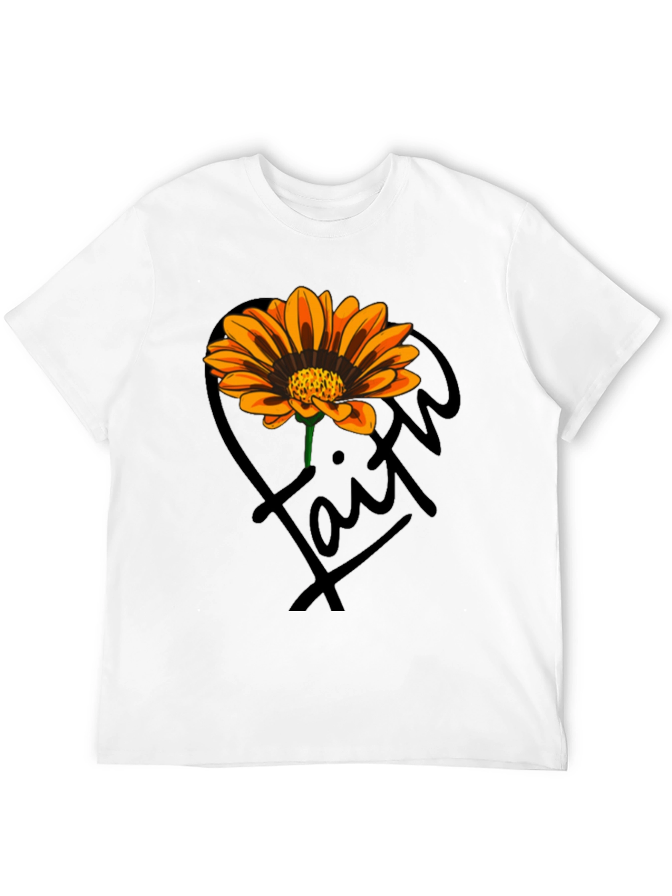 Faith Sunflower Graphic T-Shirt