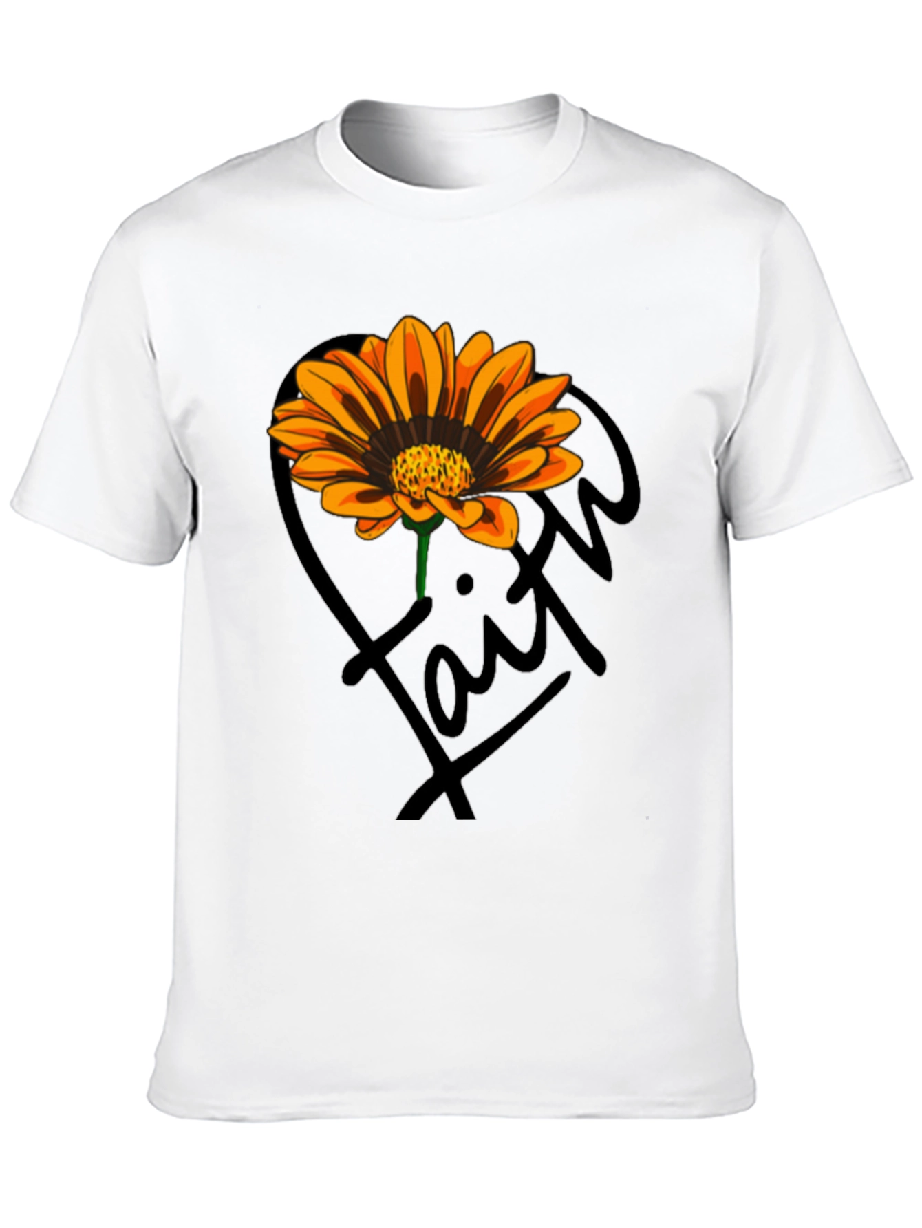 Faith Sunflower Graphic T-Shirt