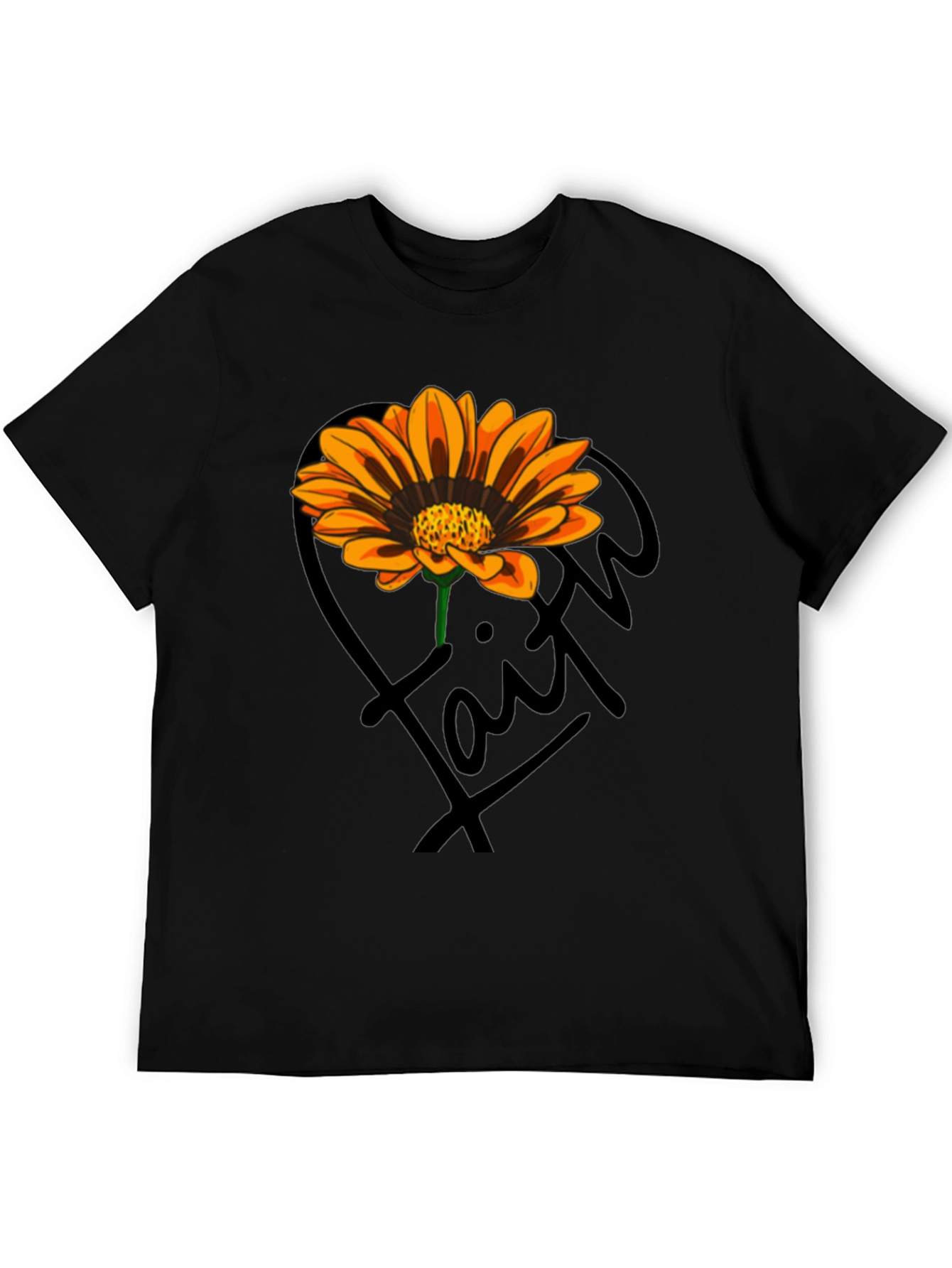 Faith Sunflower Graphic T-Shirt