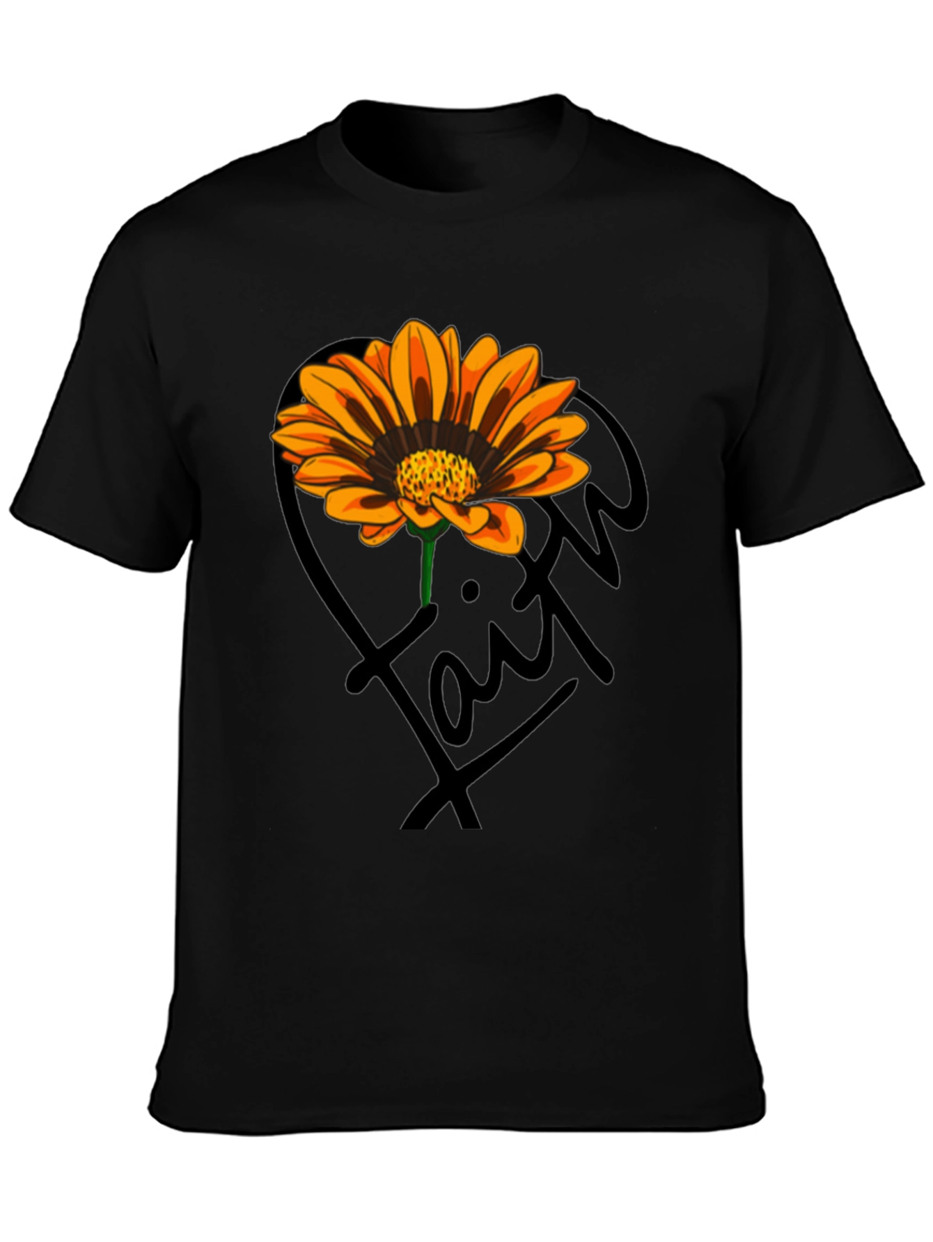Faith Sunflower Graphic T-Shirt