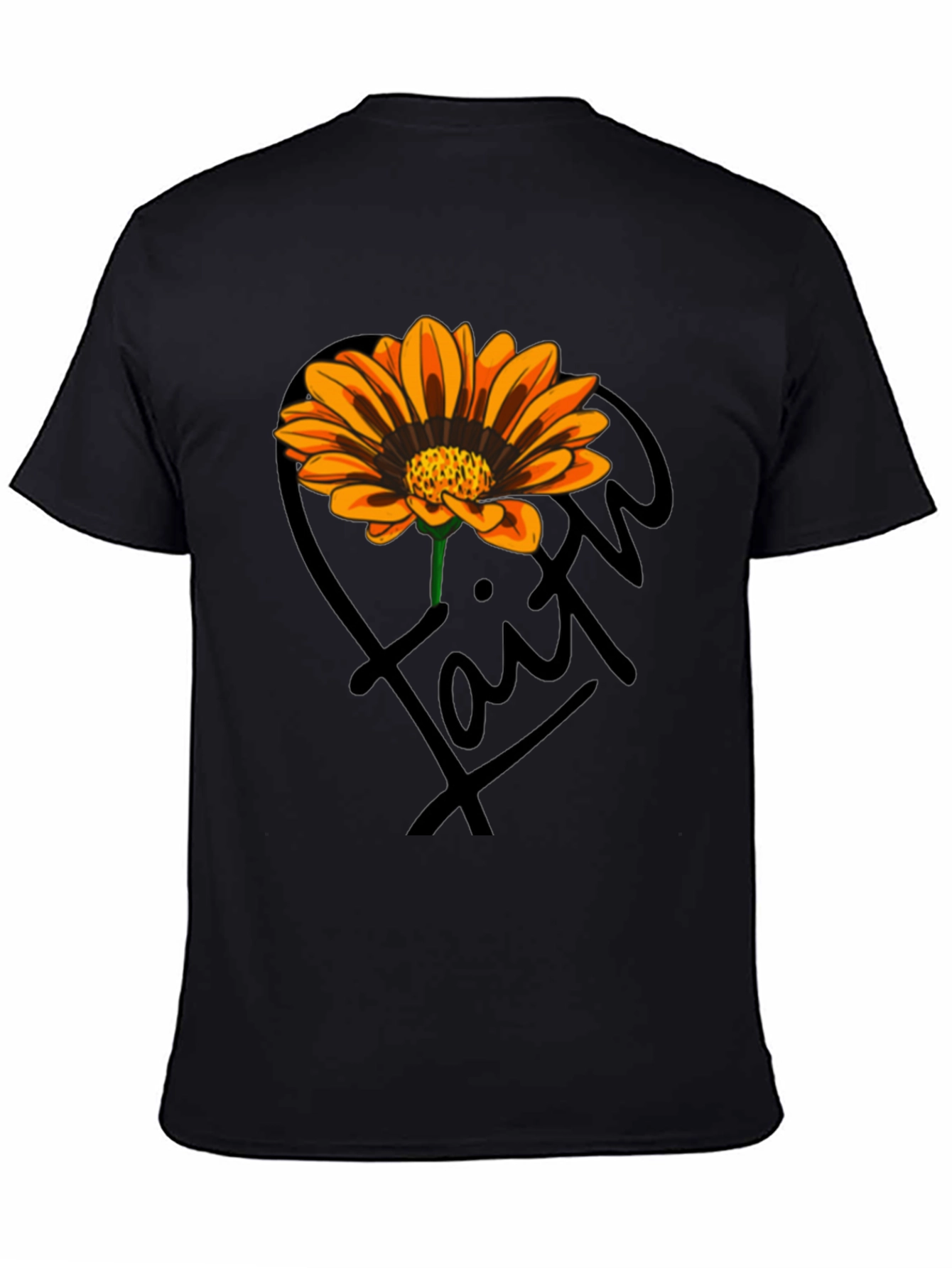 Faith Sunflower Graphic T-Shirt
