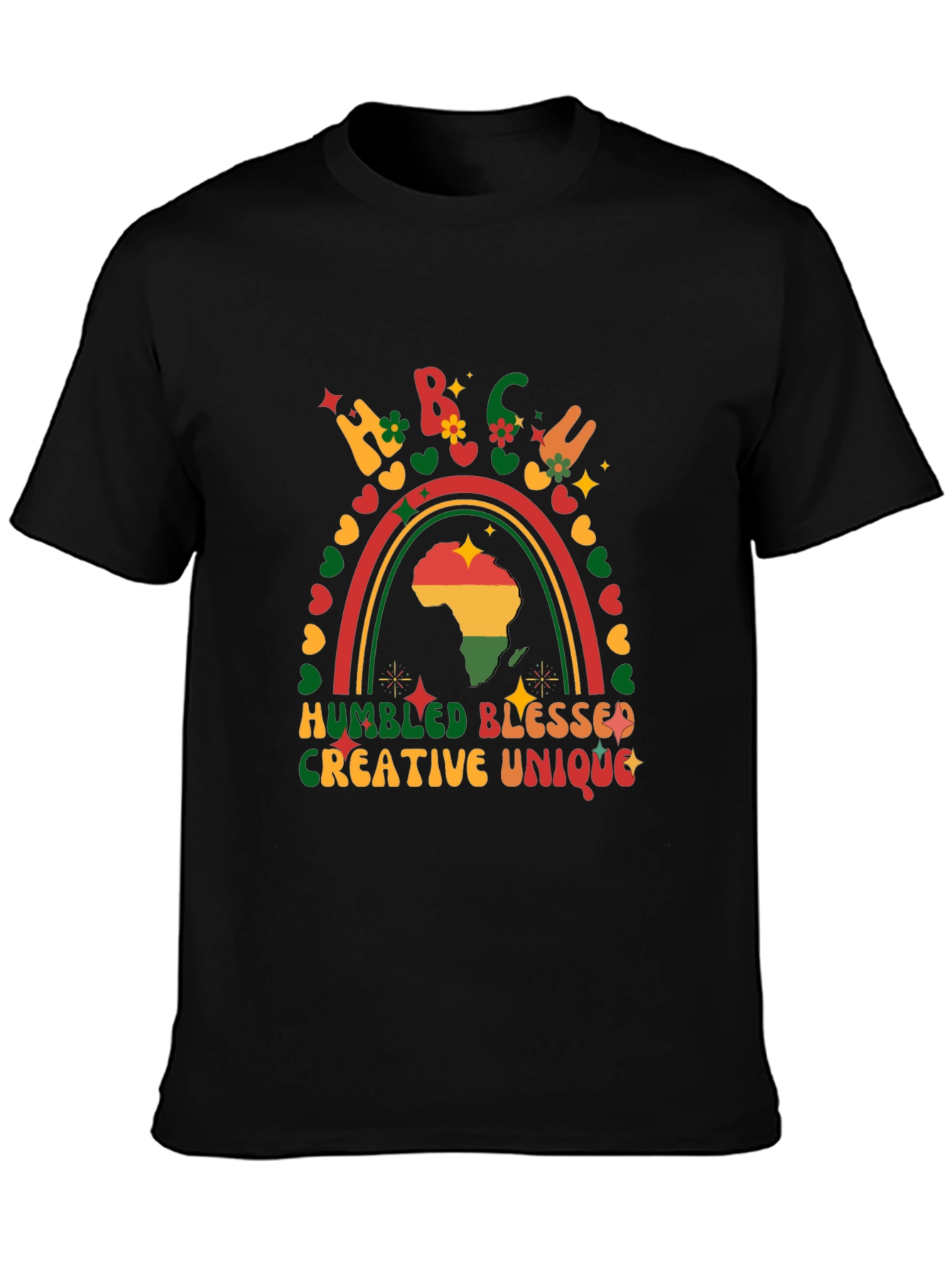 Humbled Blessed Creative Unique Black Pride T-Shirt