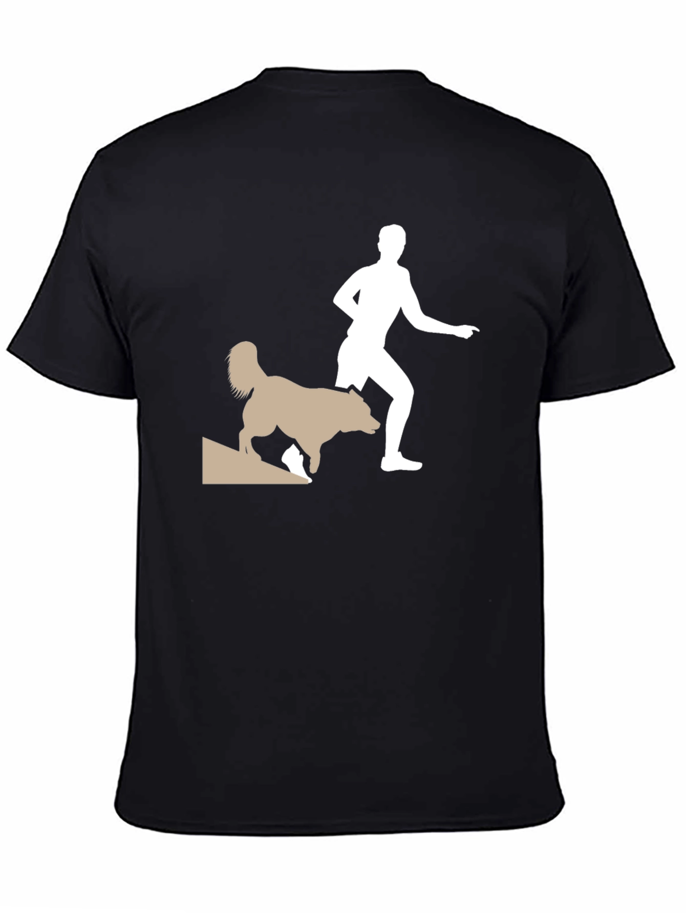 Trail Running Shirt - Man & Dog Adventure Tee