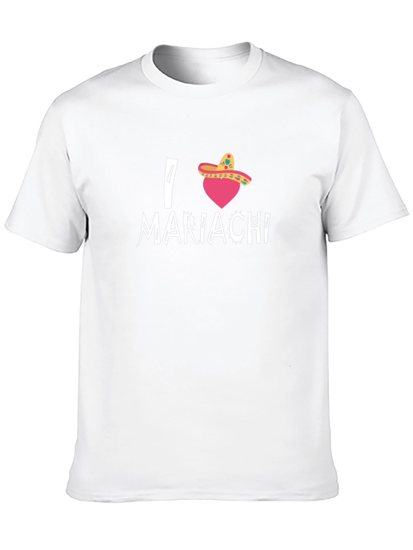 I Heart Mariachi Black T-Shirt