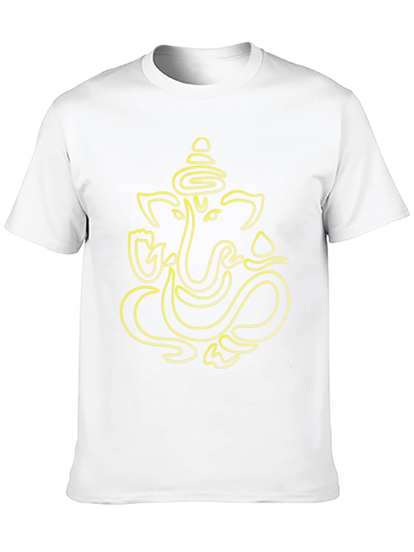 Ganesha Graphic Tee - Stylish Black Cotton T-Shirt