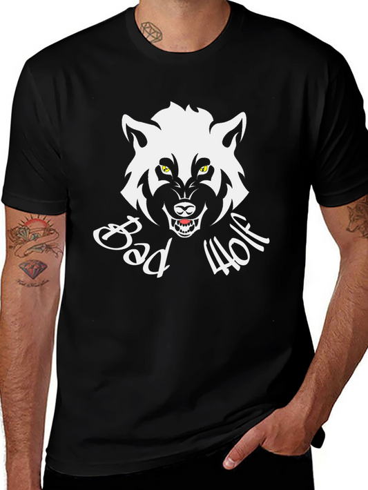 Bad Wolf Graphic Print Black T-Shirt