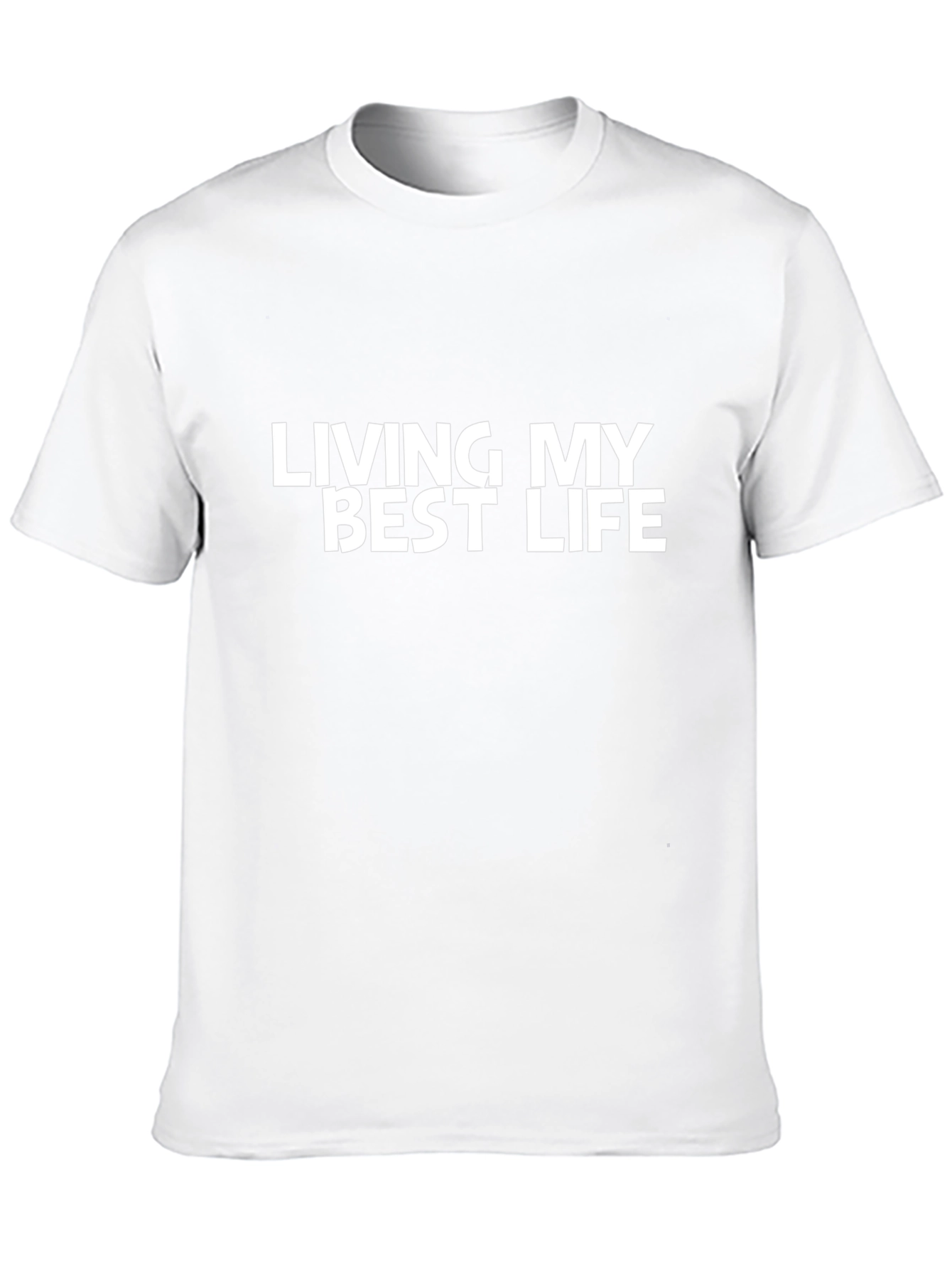 Living My Best Life Black T-Shirt