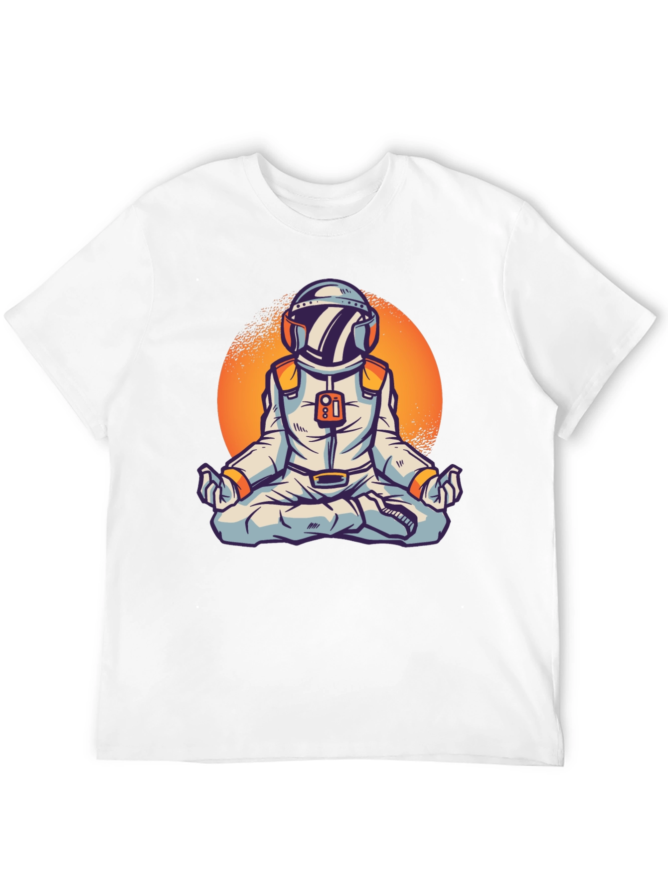 Meditating Astronaut Graphic Tee