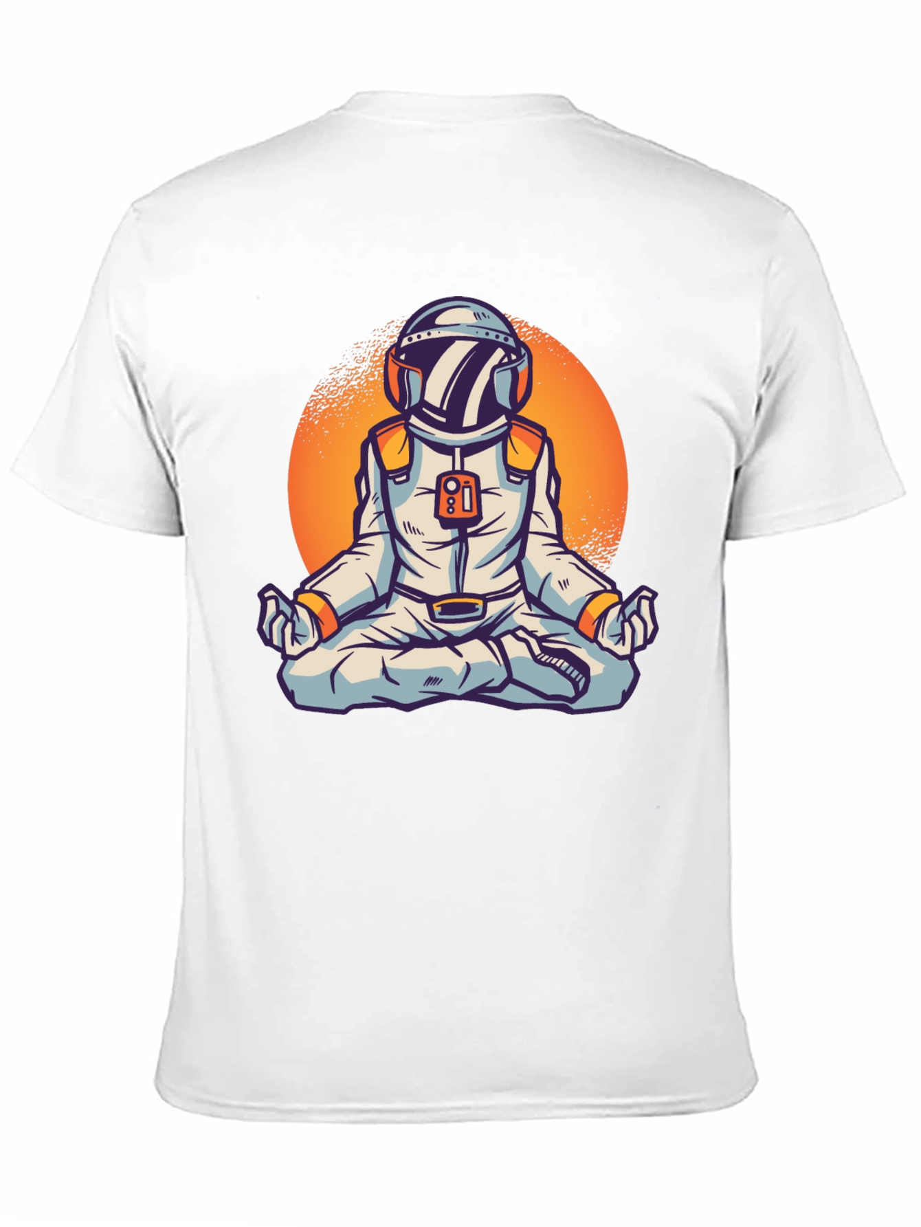Meditating Astronaut Graphic Tee