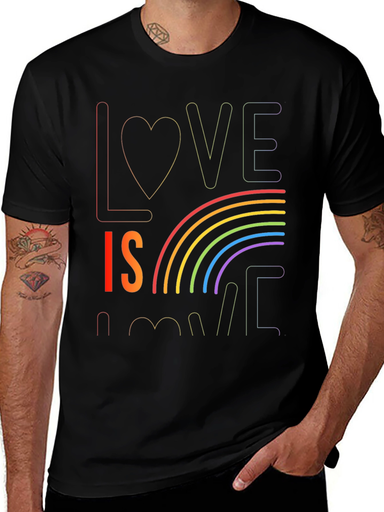 Love is Love Rainbow Pride T-Shirt