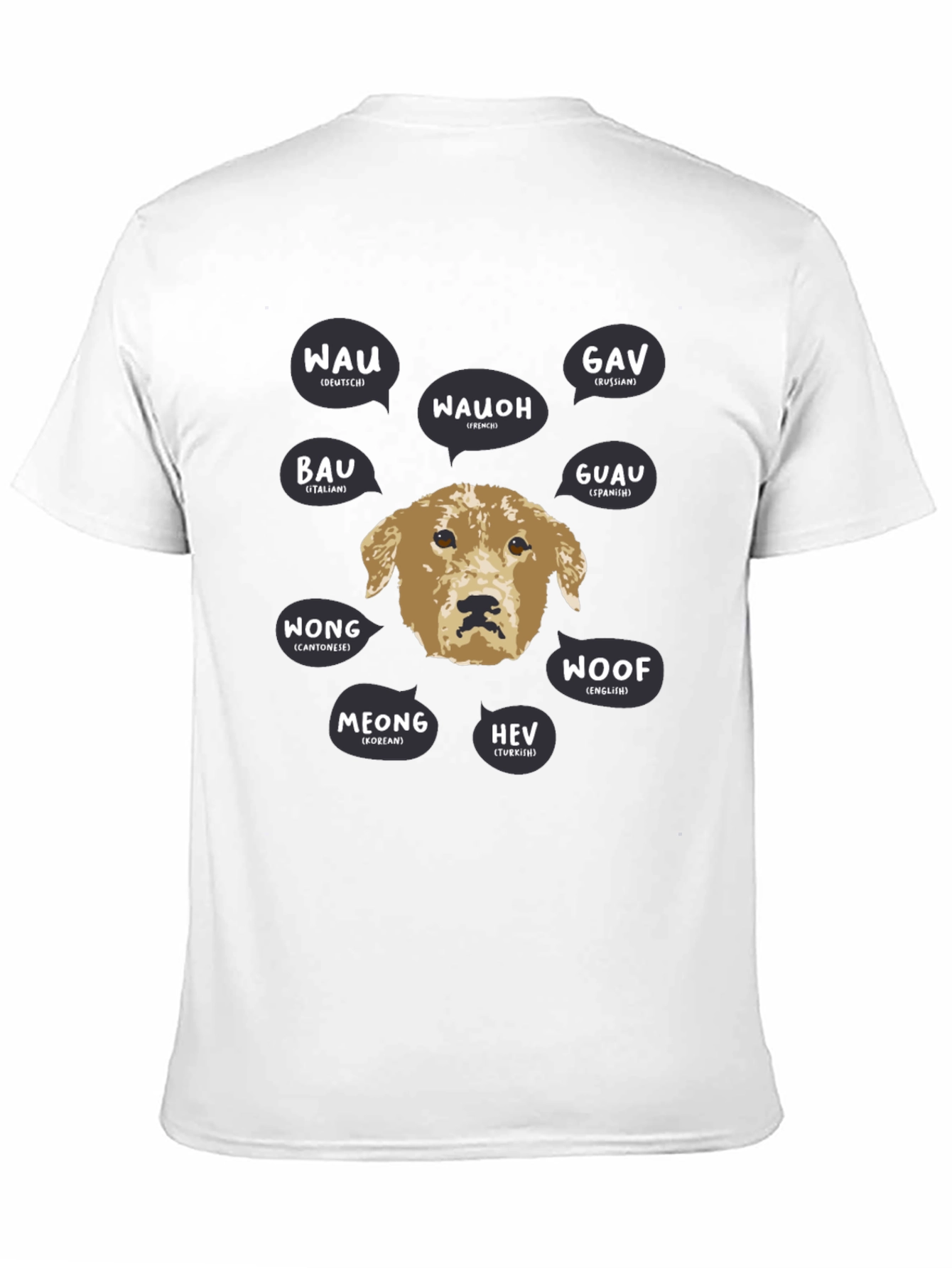 Dog Breed Bark Translation Graphic T-Shirt