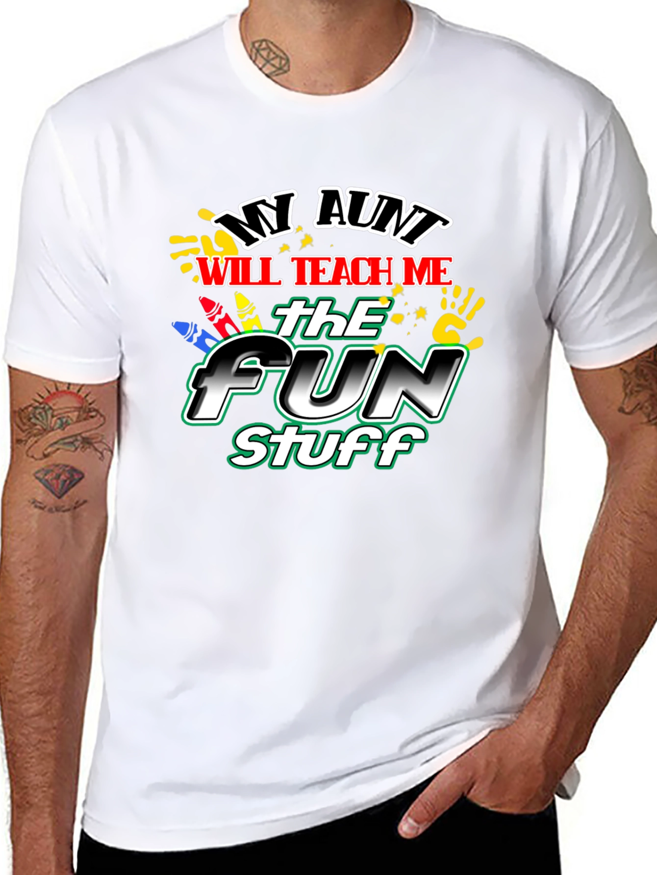 My Aunt Will Teach Me Fun Stuff T-Shirt
