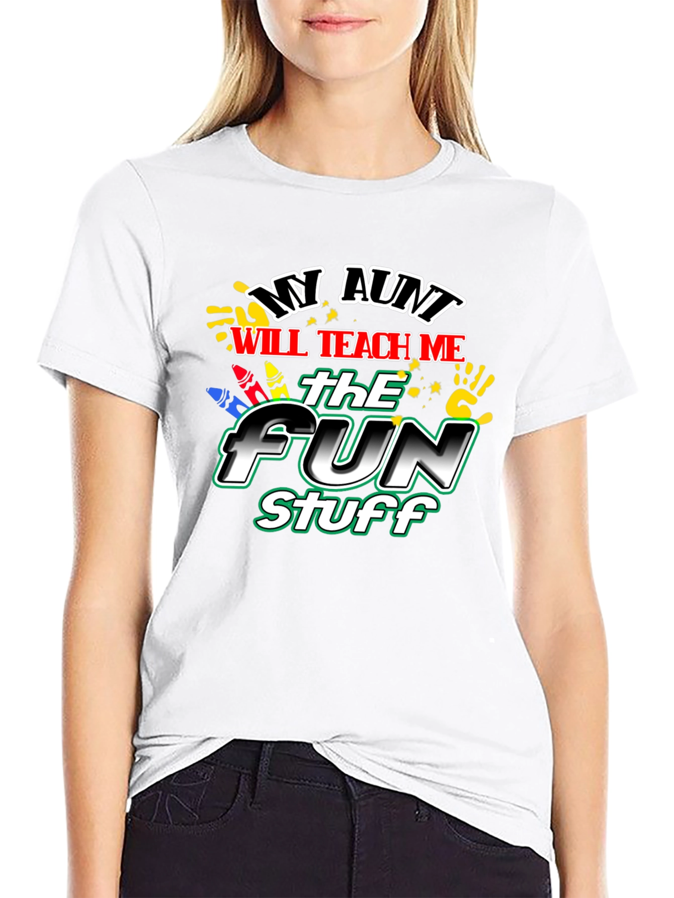 My Aunt Will Teach Me Fun Stuff T-Shirt