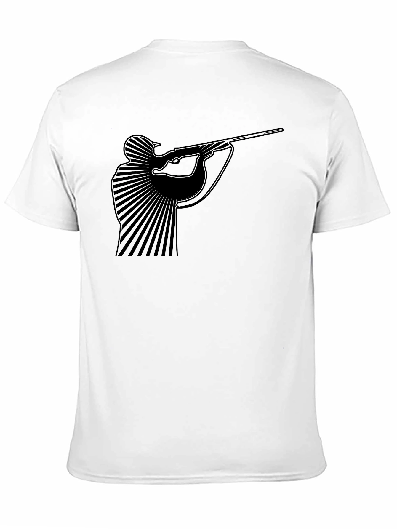 Hunter Graphic Tee - Mens Black Cotton T-Shirt
