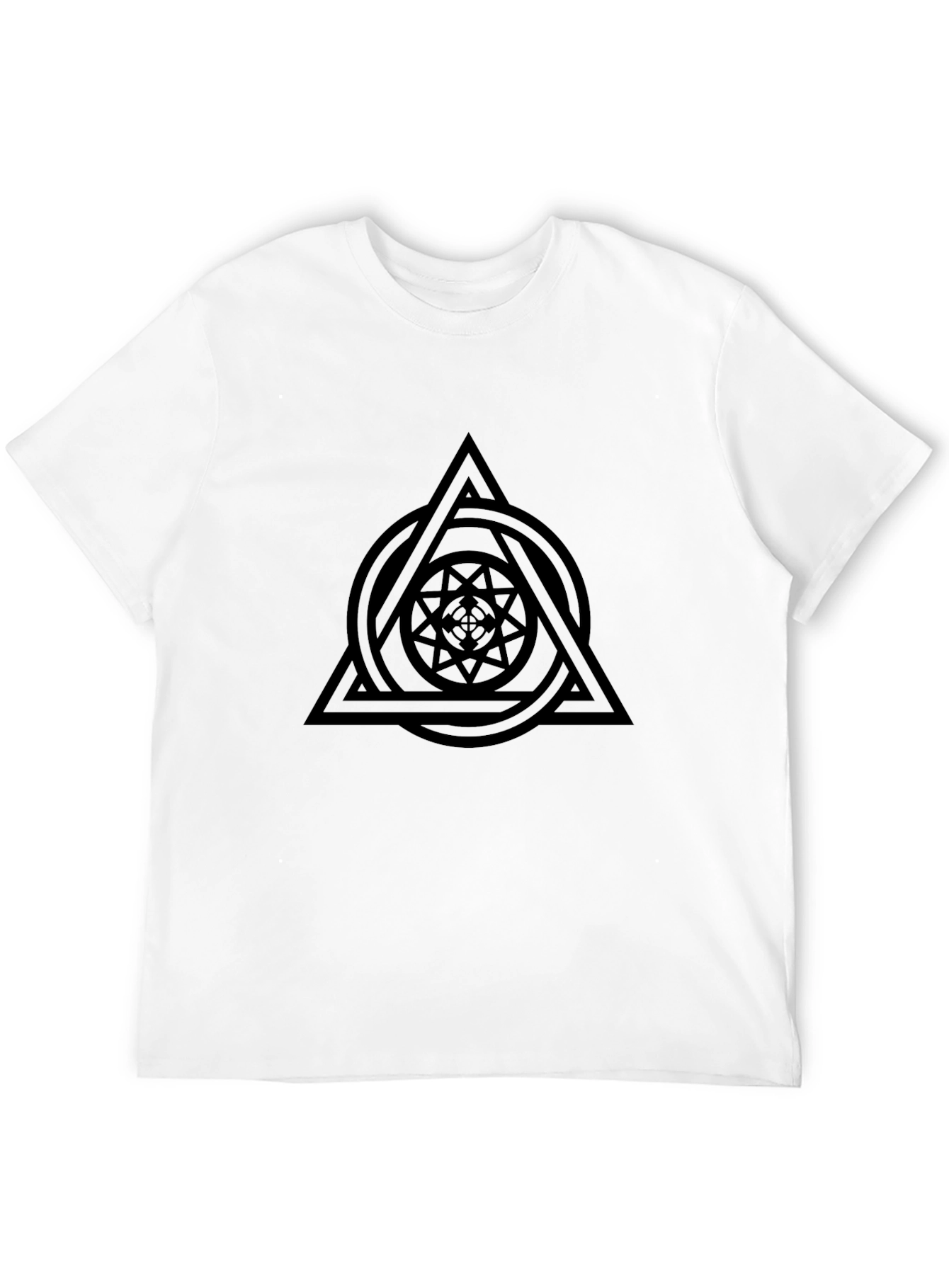 Geometric Triangle Graphic T-Shirt