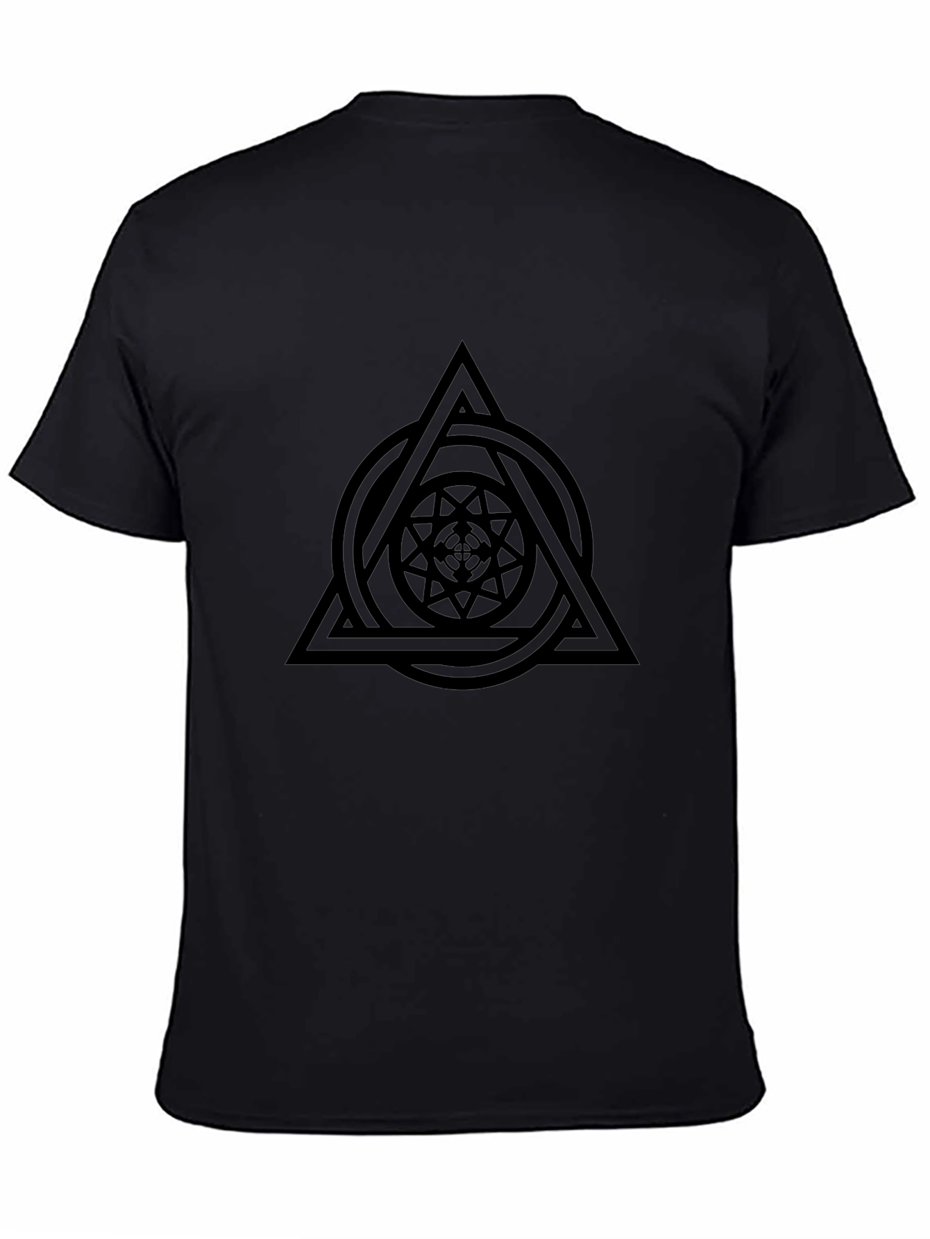 Geometric Triangle Graphic T-Shirt
