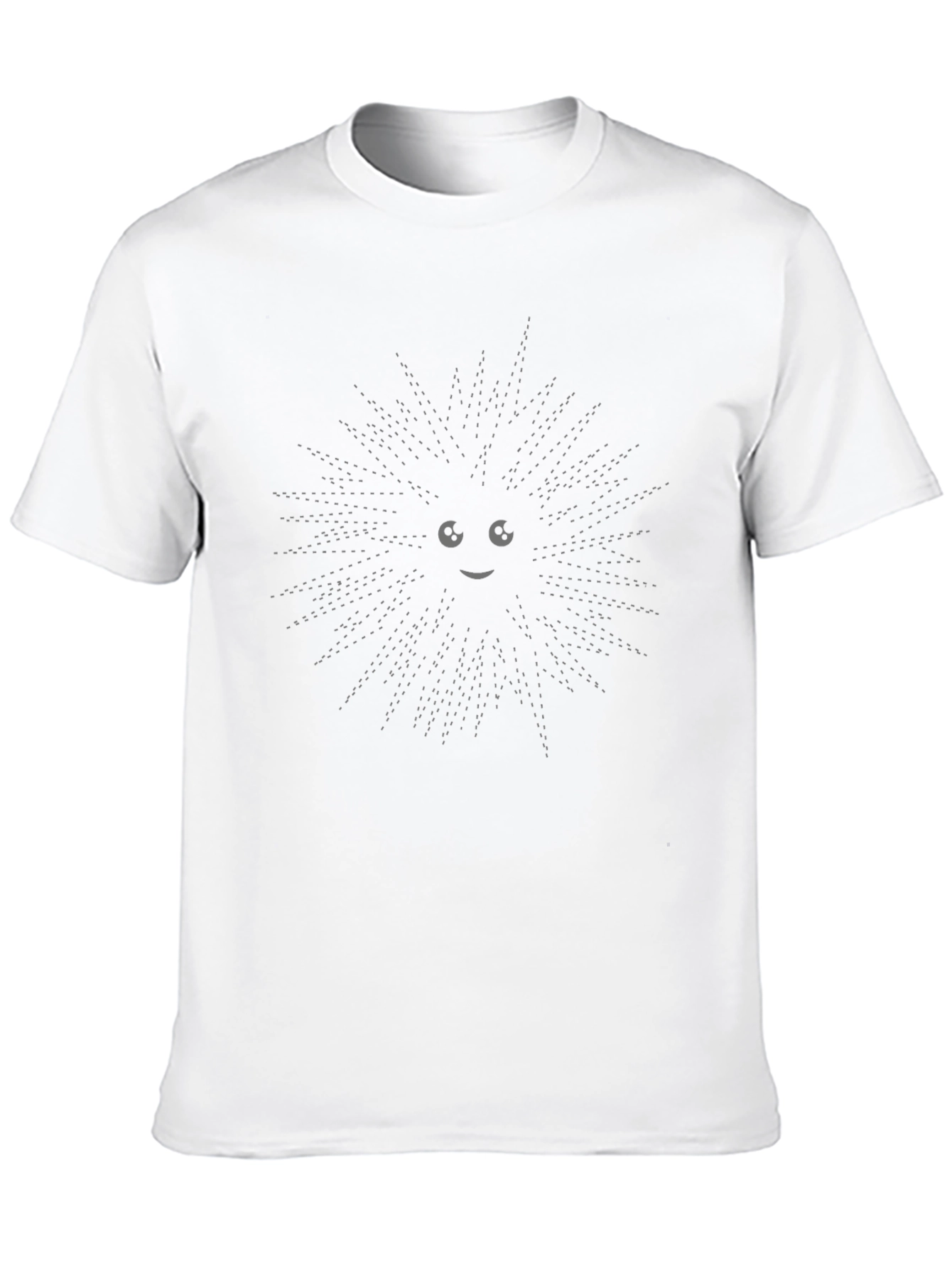 Stylish Black T-Shirt with Unique Graphic Print
