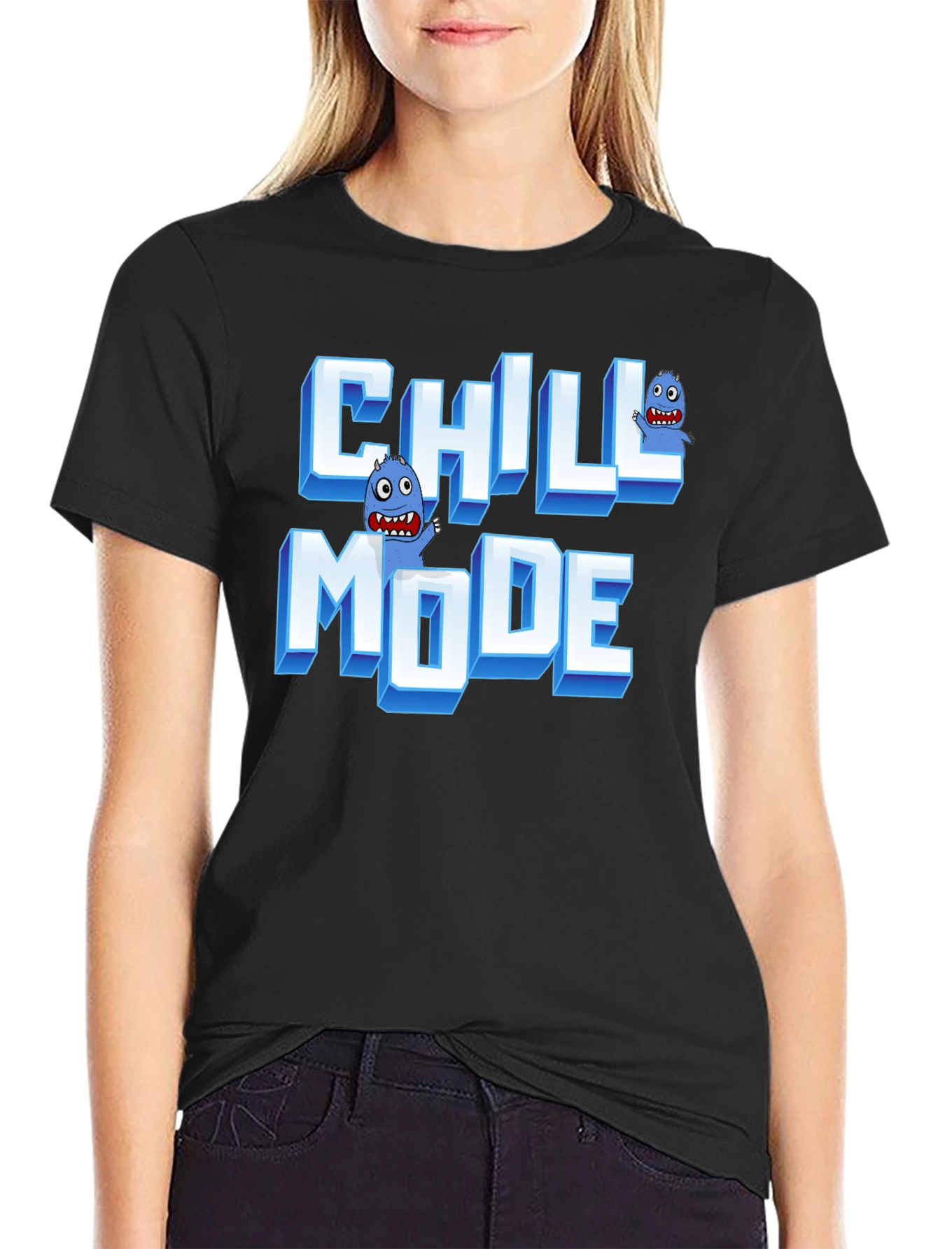 Chill Mode Monster Graphic Tee