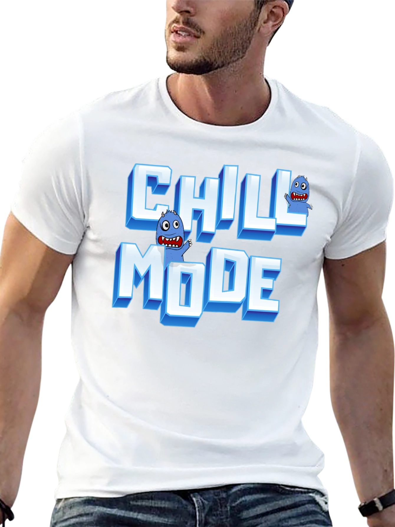 Chill Mode Monster Graphic Tee