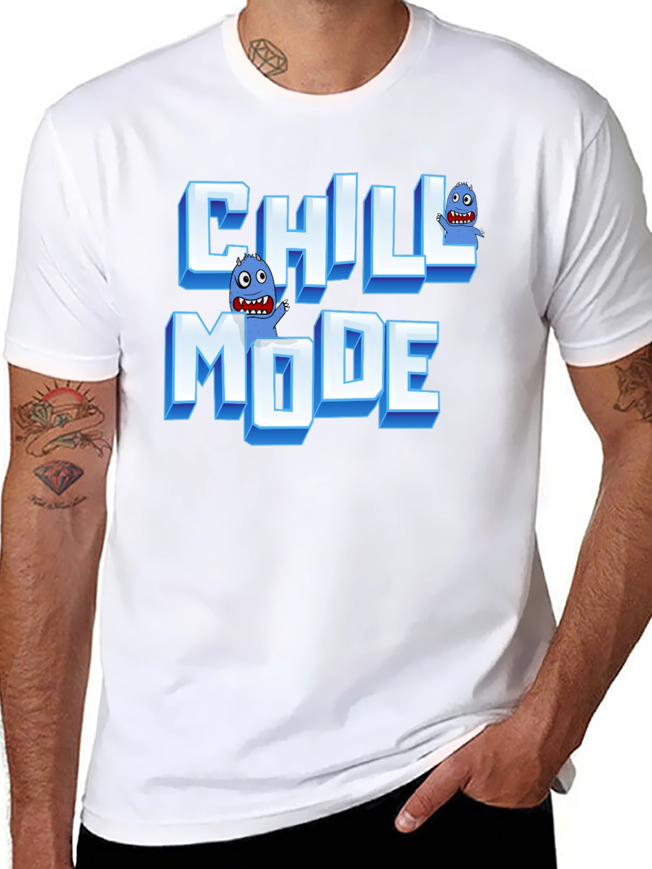 Chill Mode Monster Graphic Tee